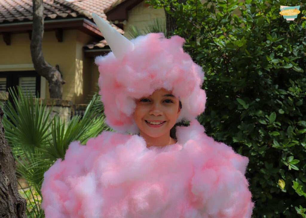 make your own costume cotton candy
