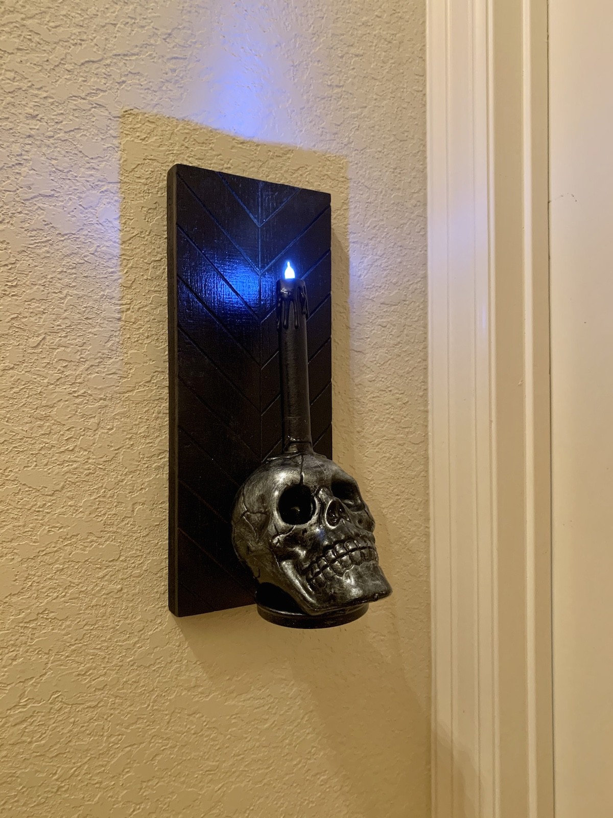 DIY gothic candle lights