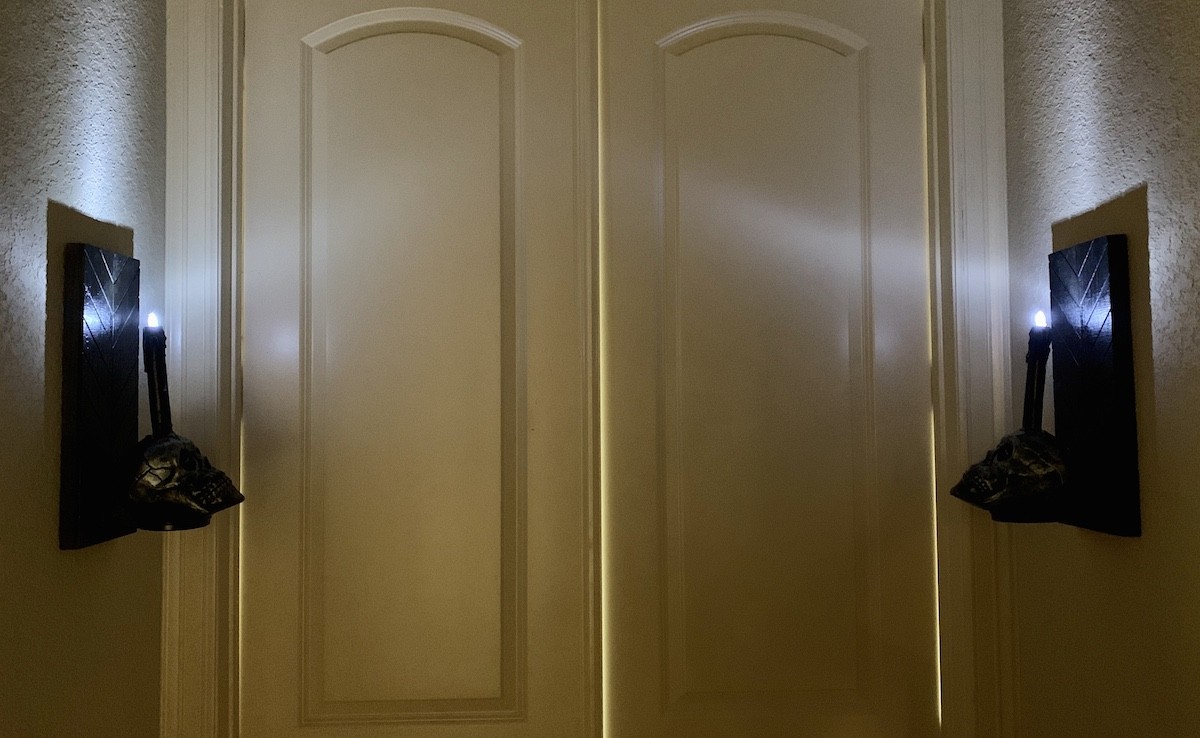 tutorial to make skull sconces