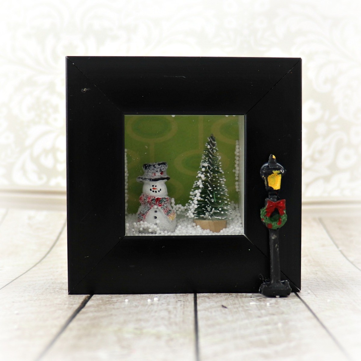 snowman christmas decor tutorial