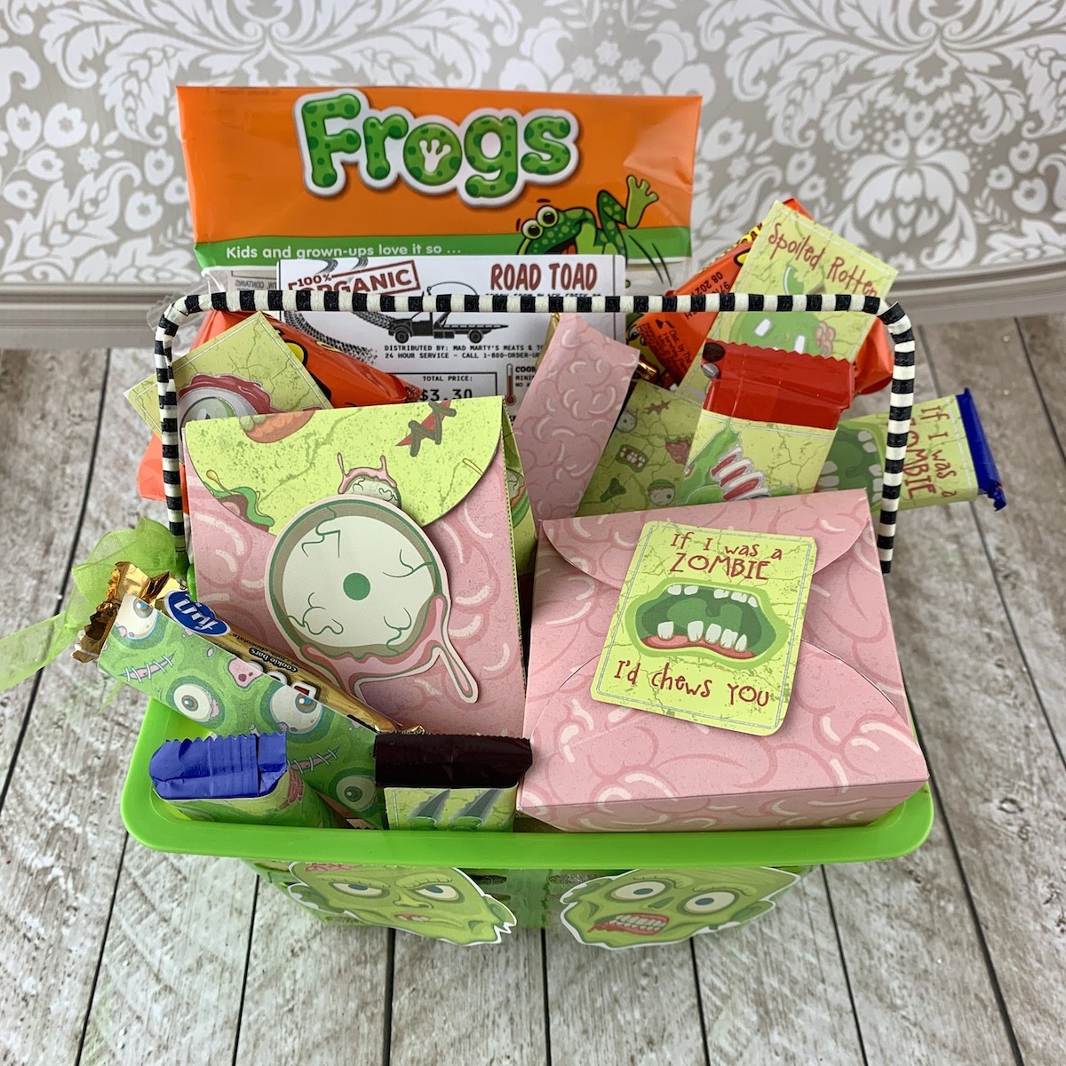 zombie candy basket