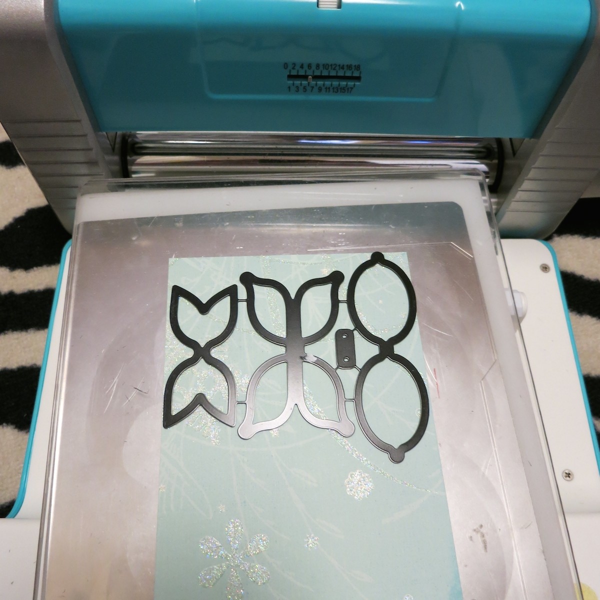 die cut paper bow