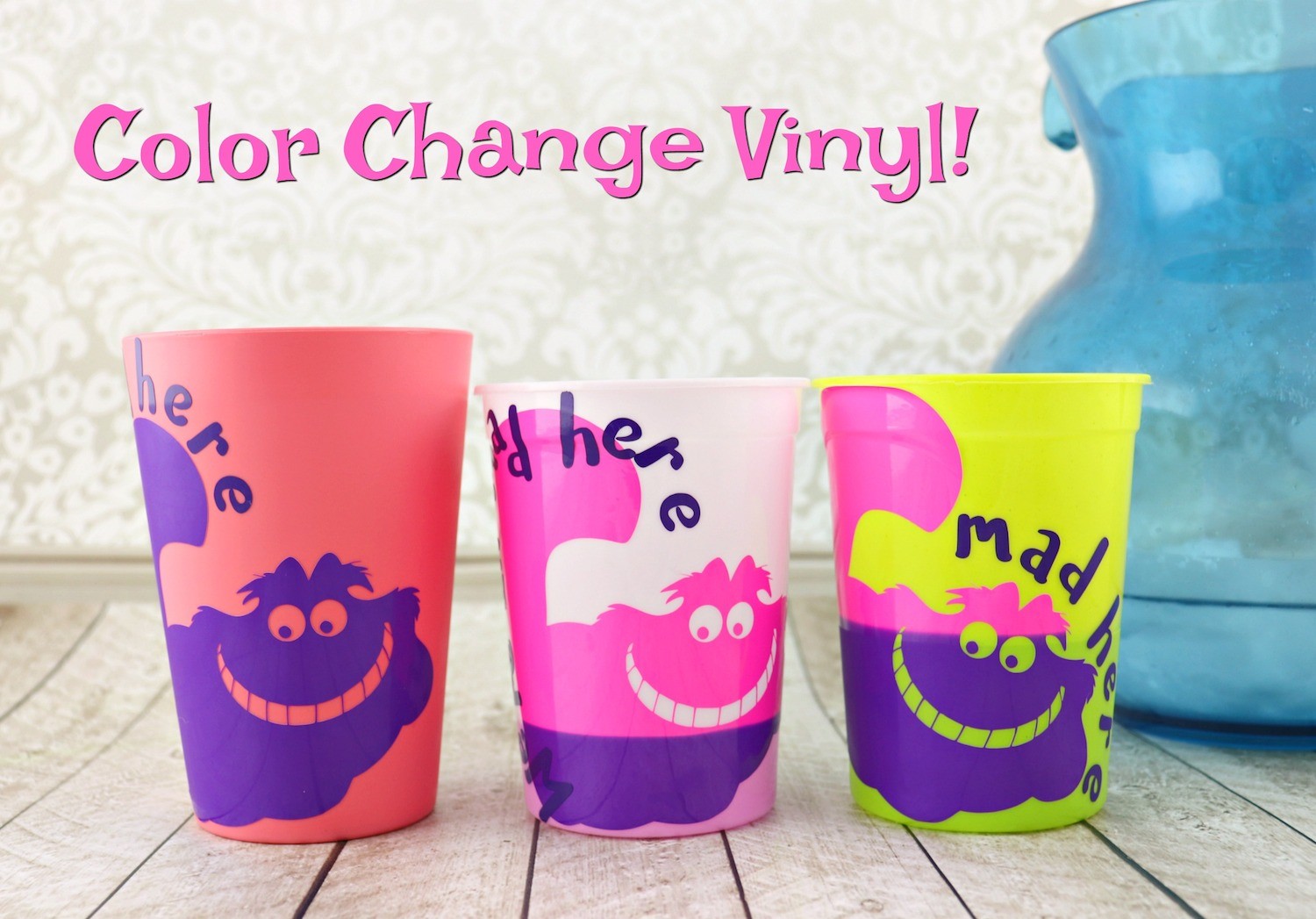 Vinyl that changes color when cold