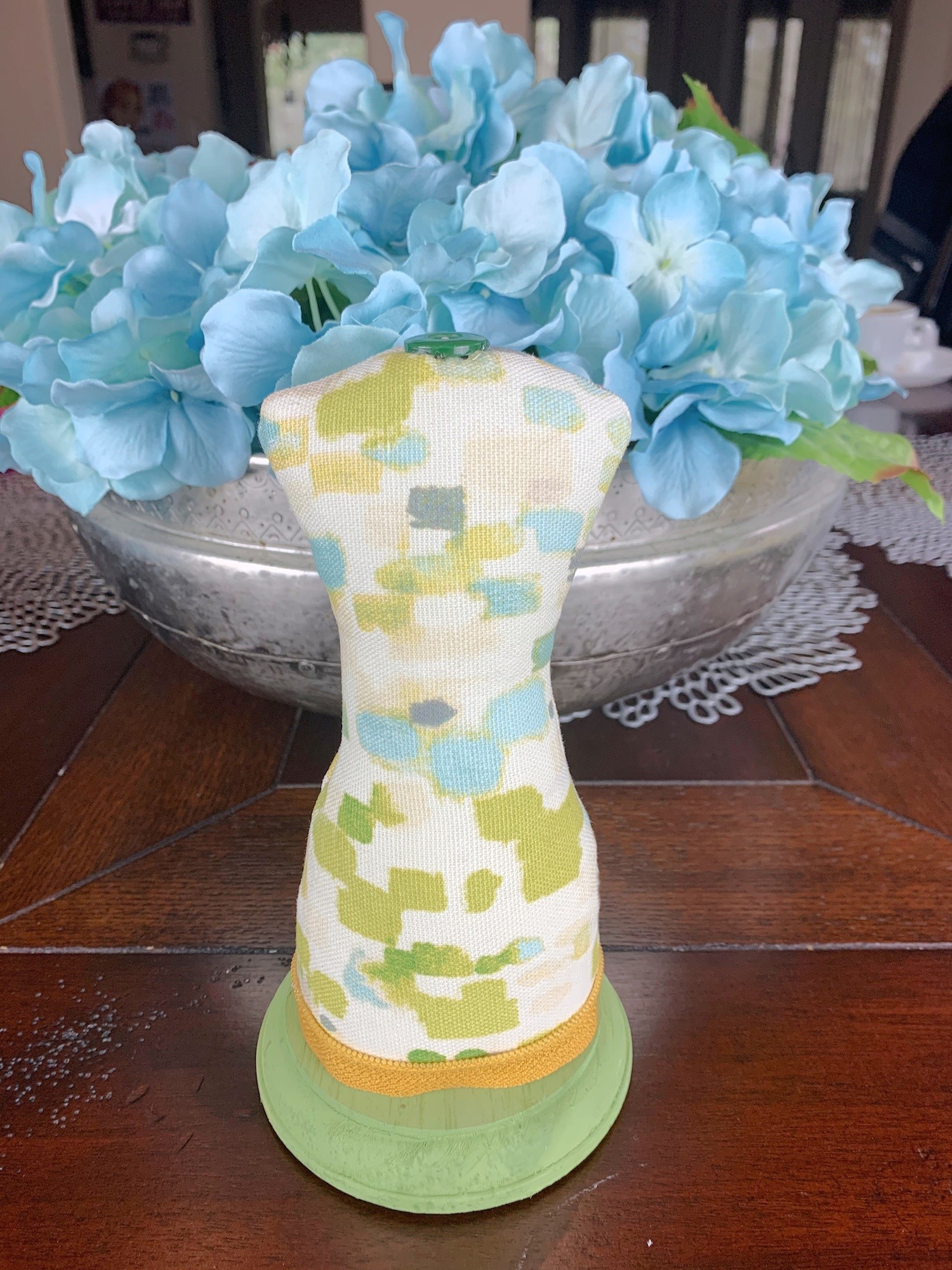 DIY dress form door stopper