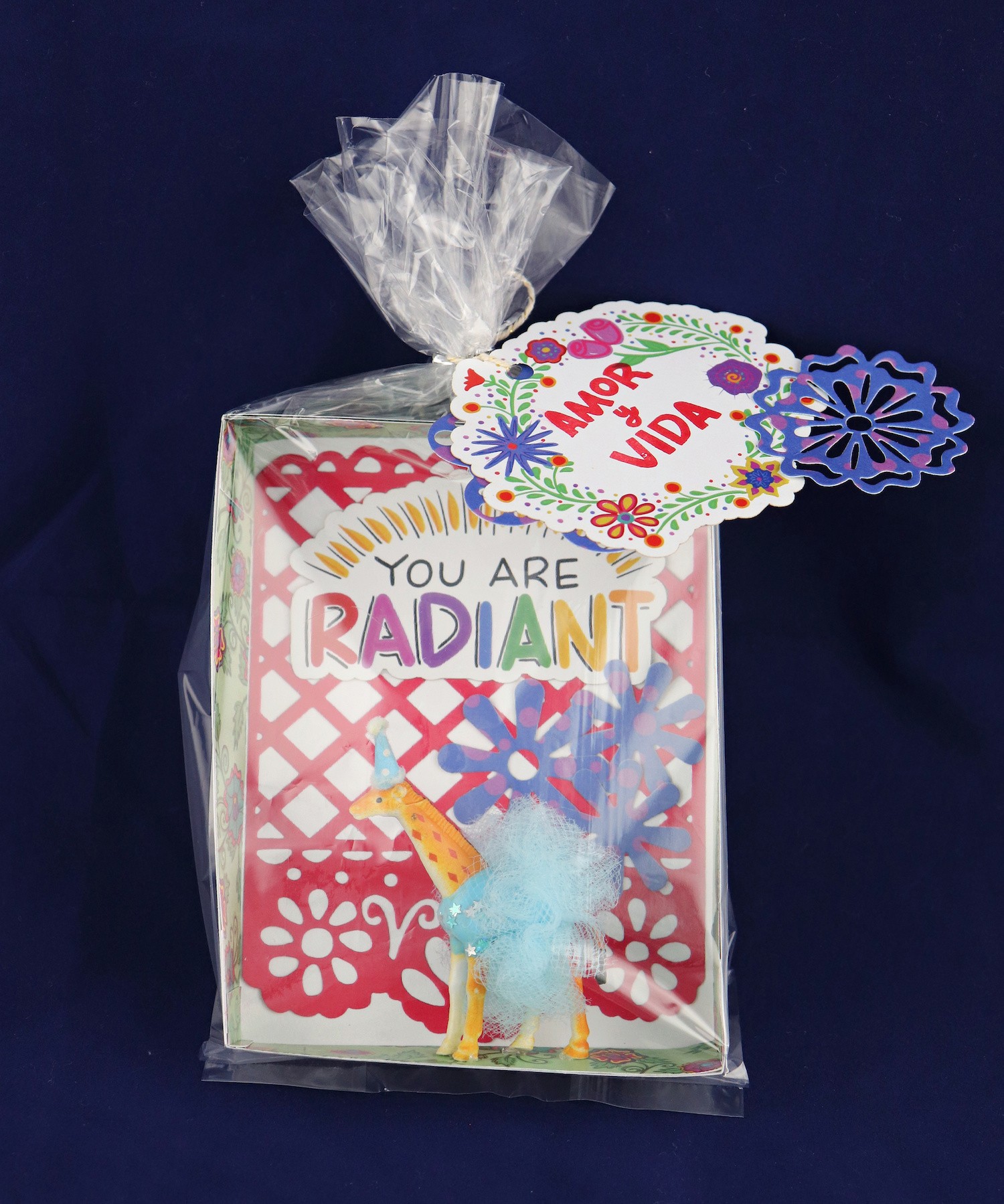 Party animal giraffe gift