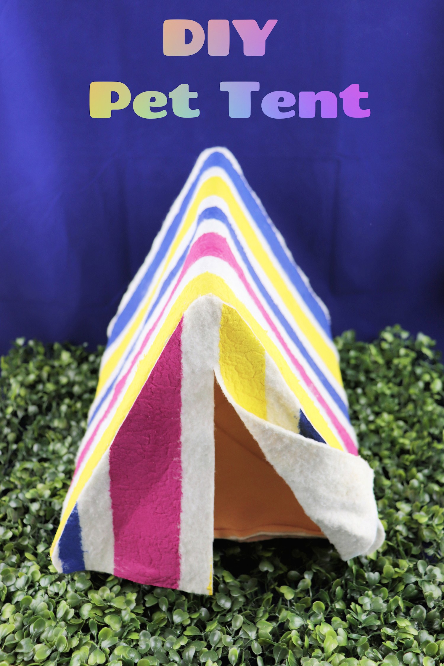 how to make a small pet tent