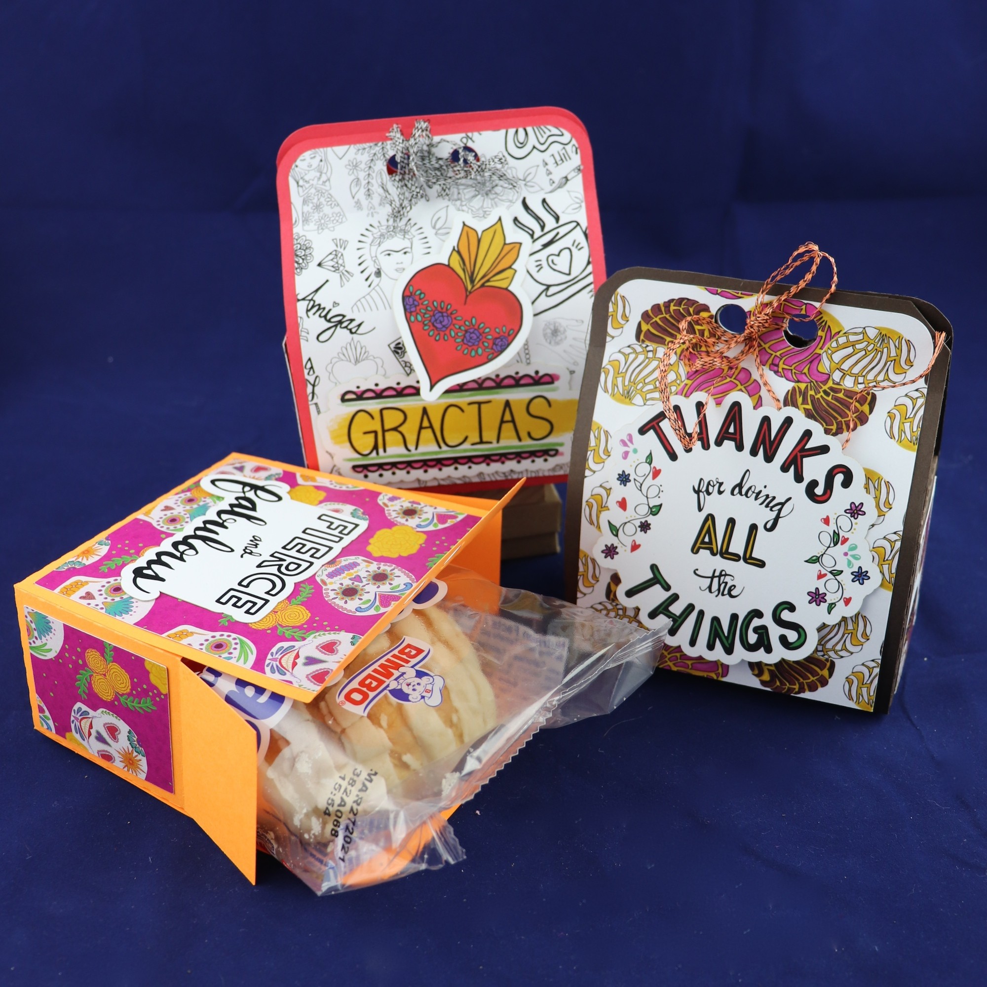 make gift boxes to say thanks