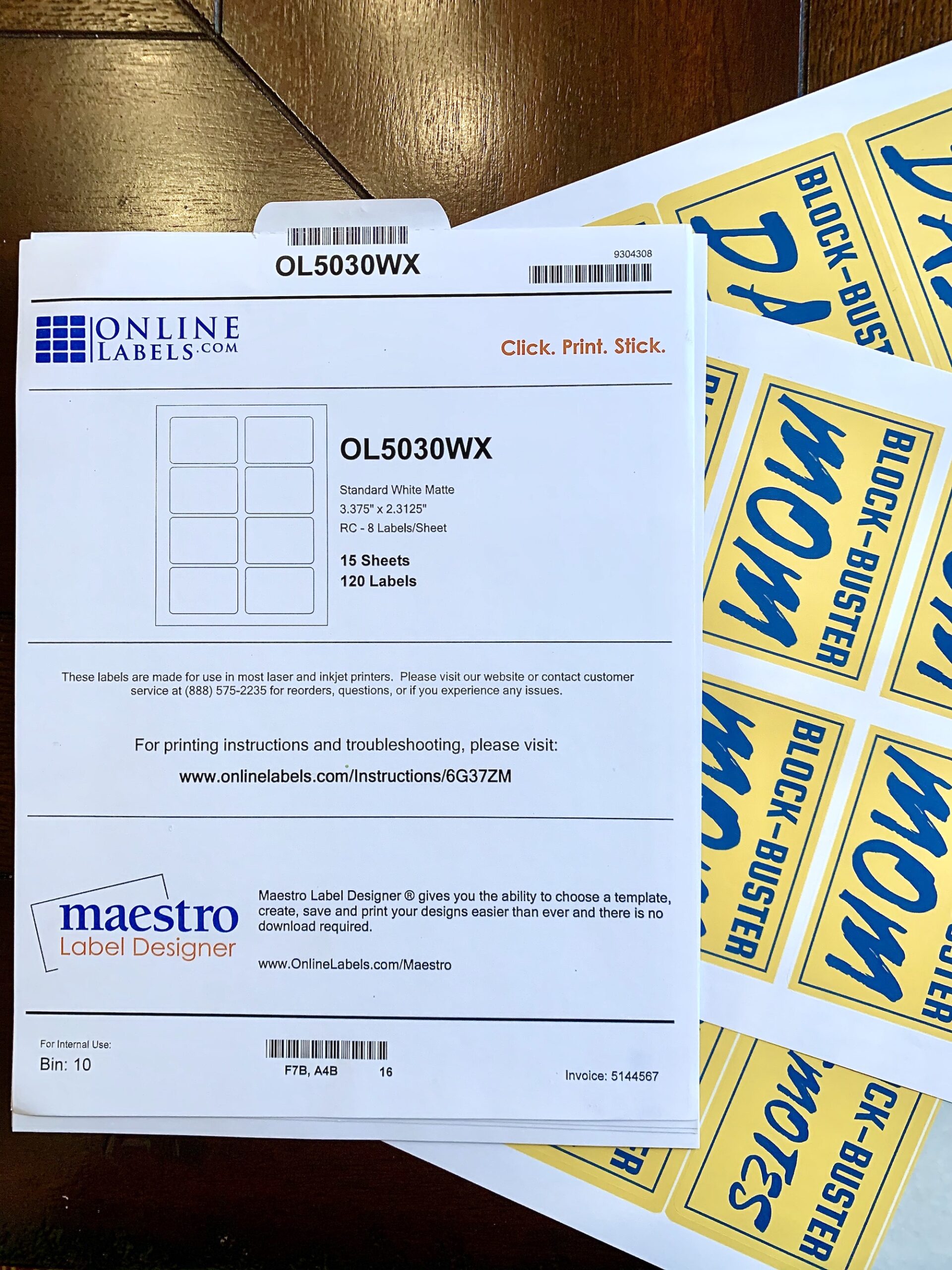 onlinelabels.com tape labels