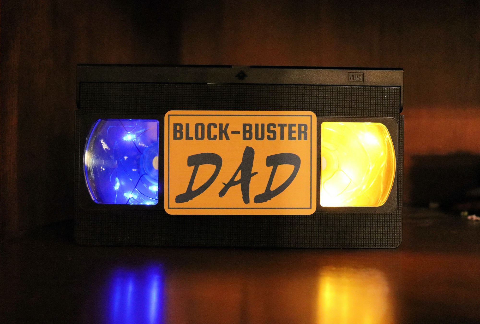 light made with VHS tapes