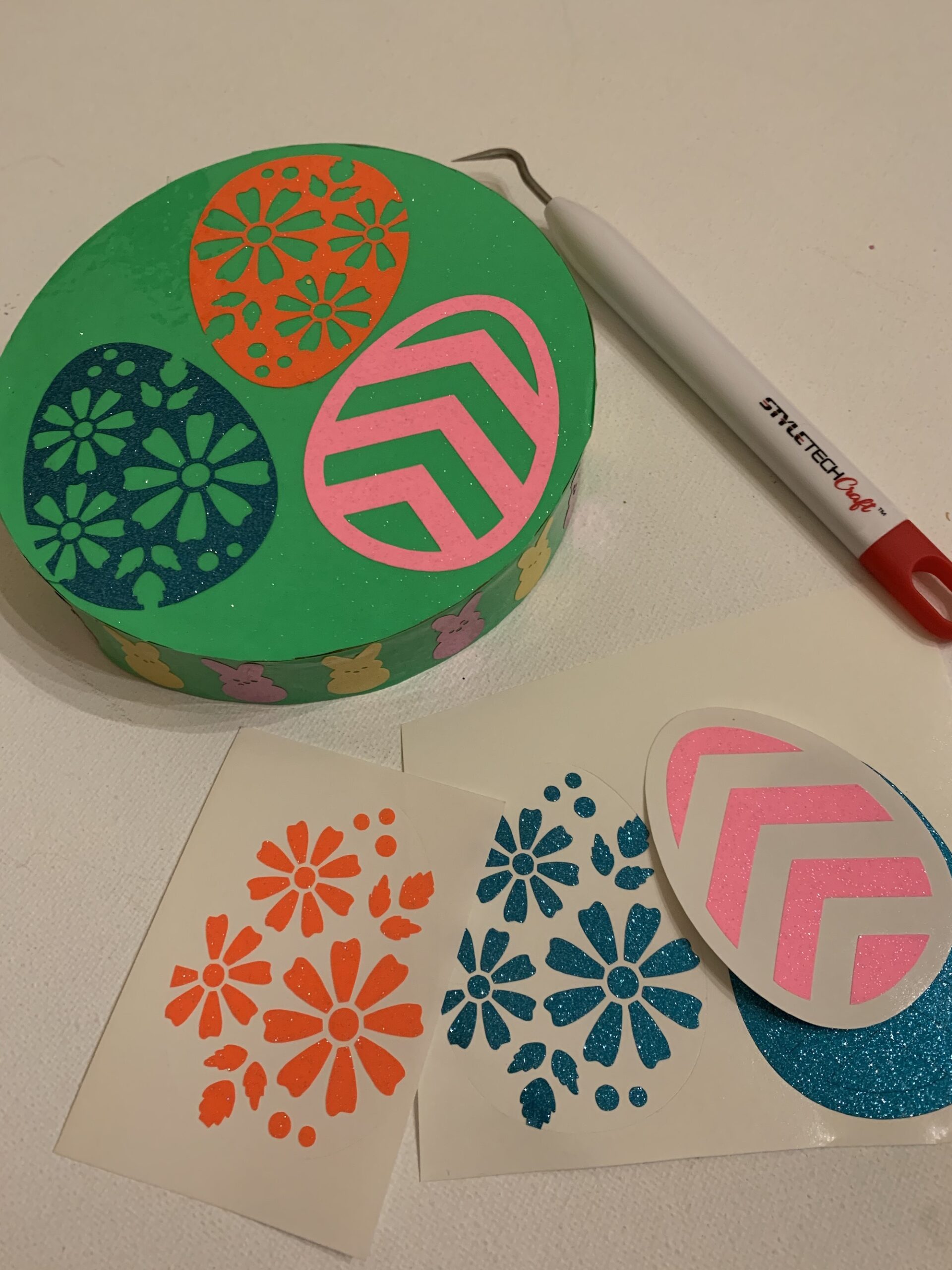 vinyl eggs