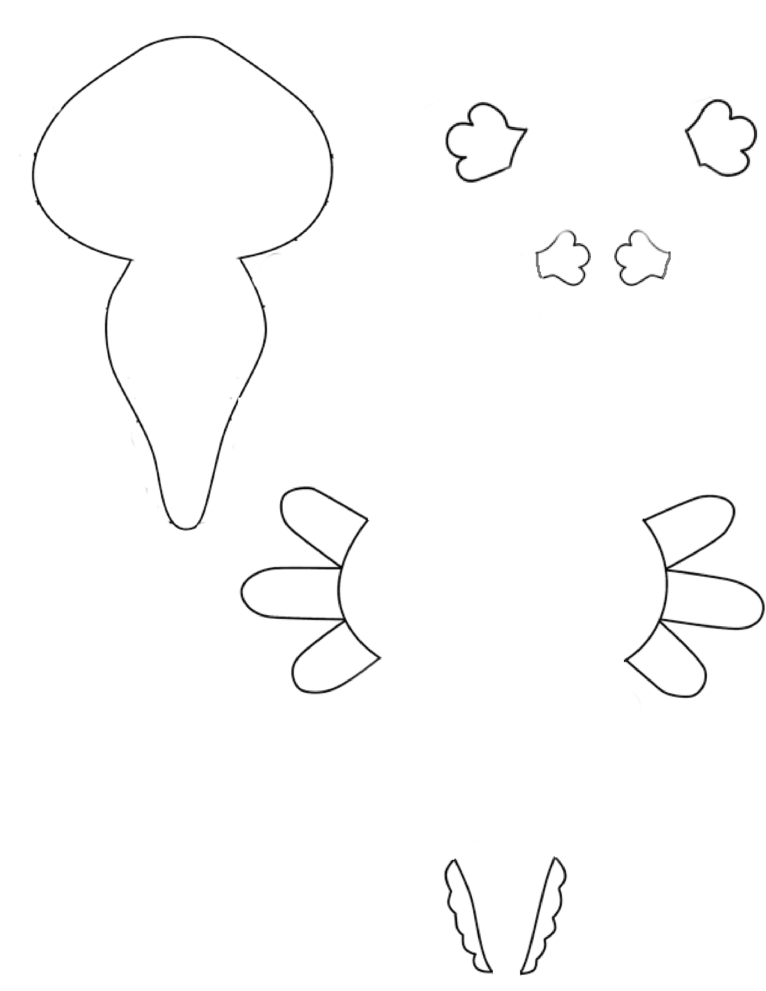 axolotl plush pattern