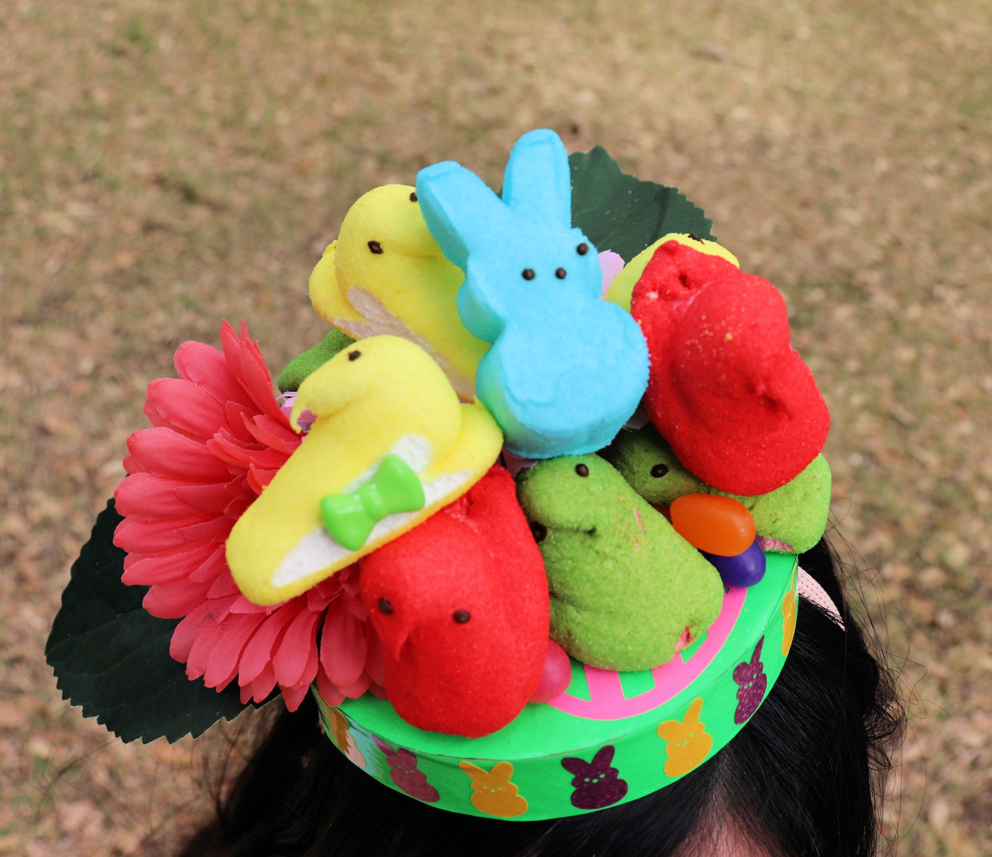 peeps easter hat