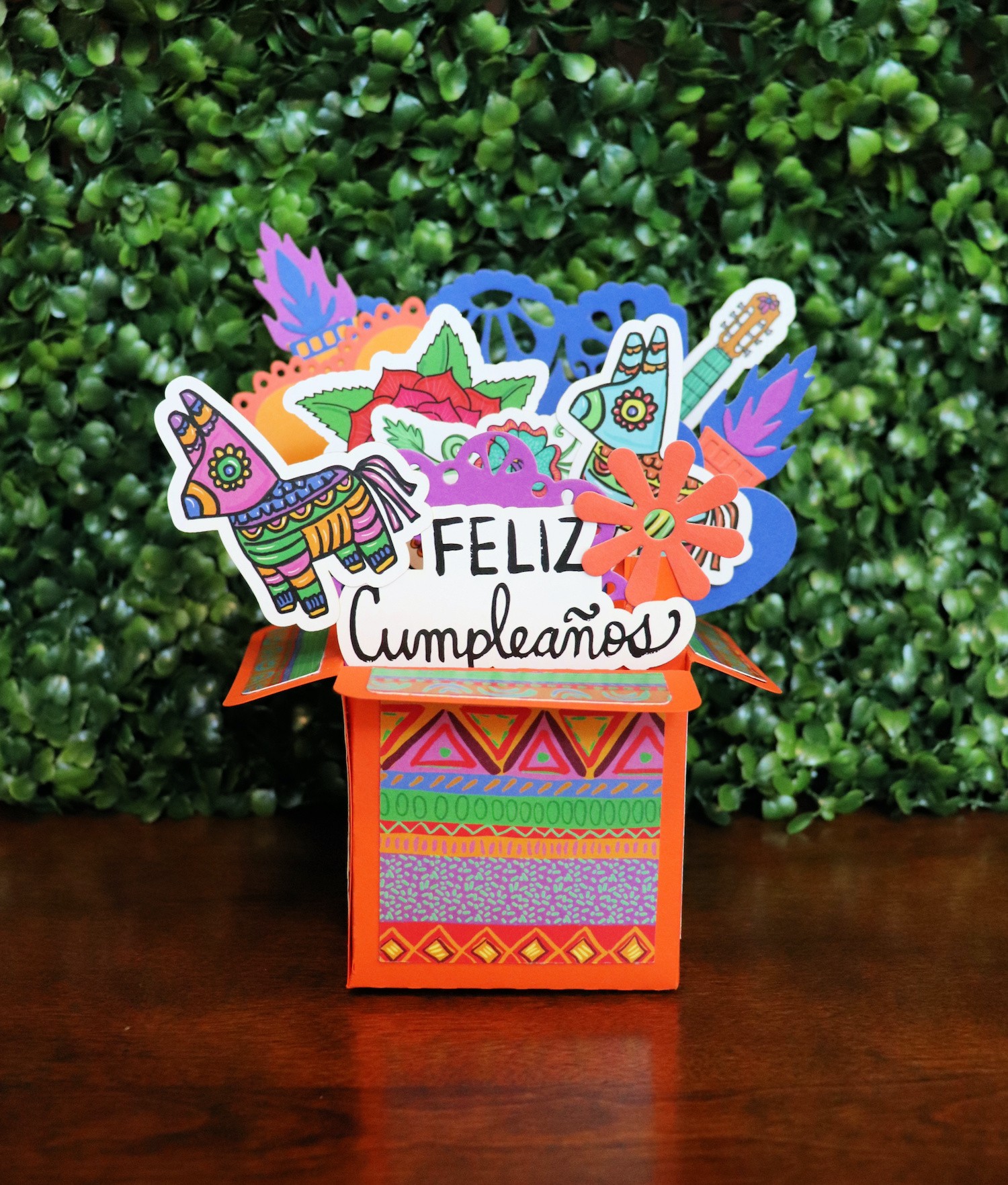 pinata exploding card