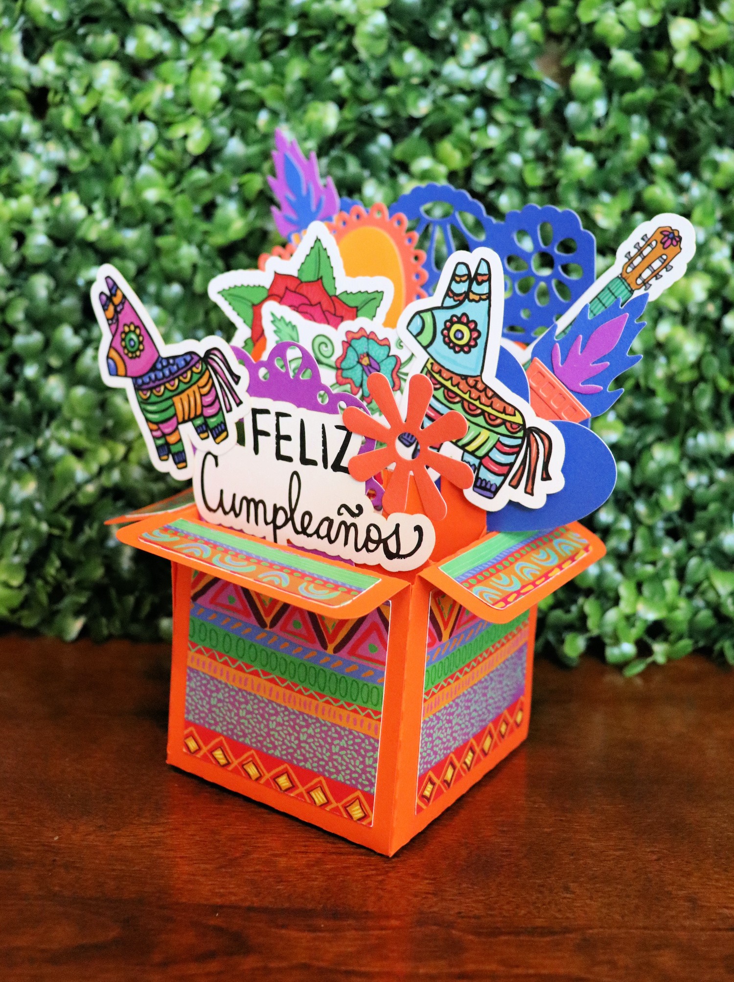 fiesta exploding card box