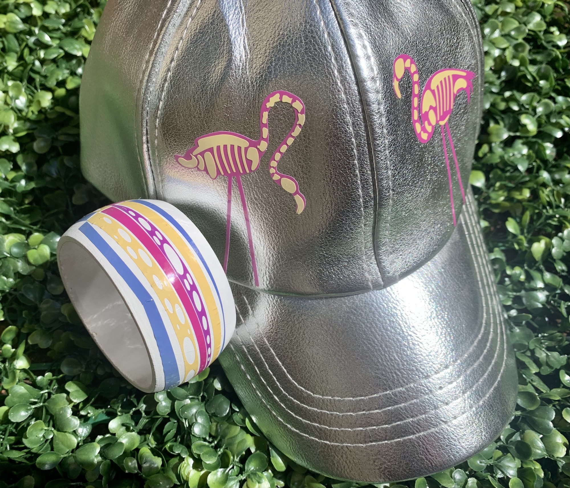 sun vinyl on hat