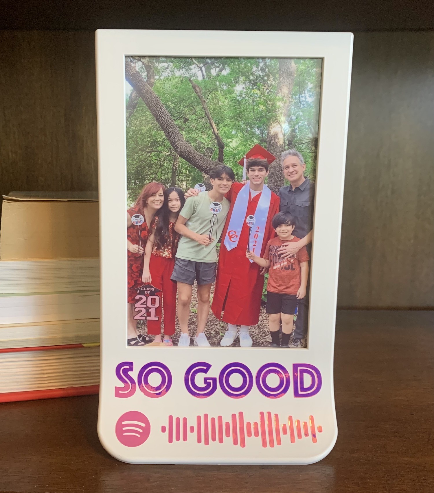 vinyl spotify code frame gift
