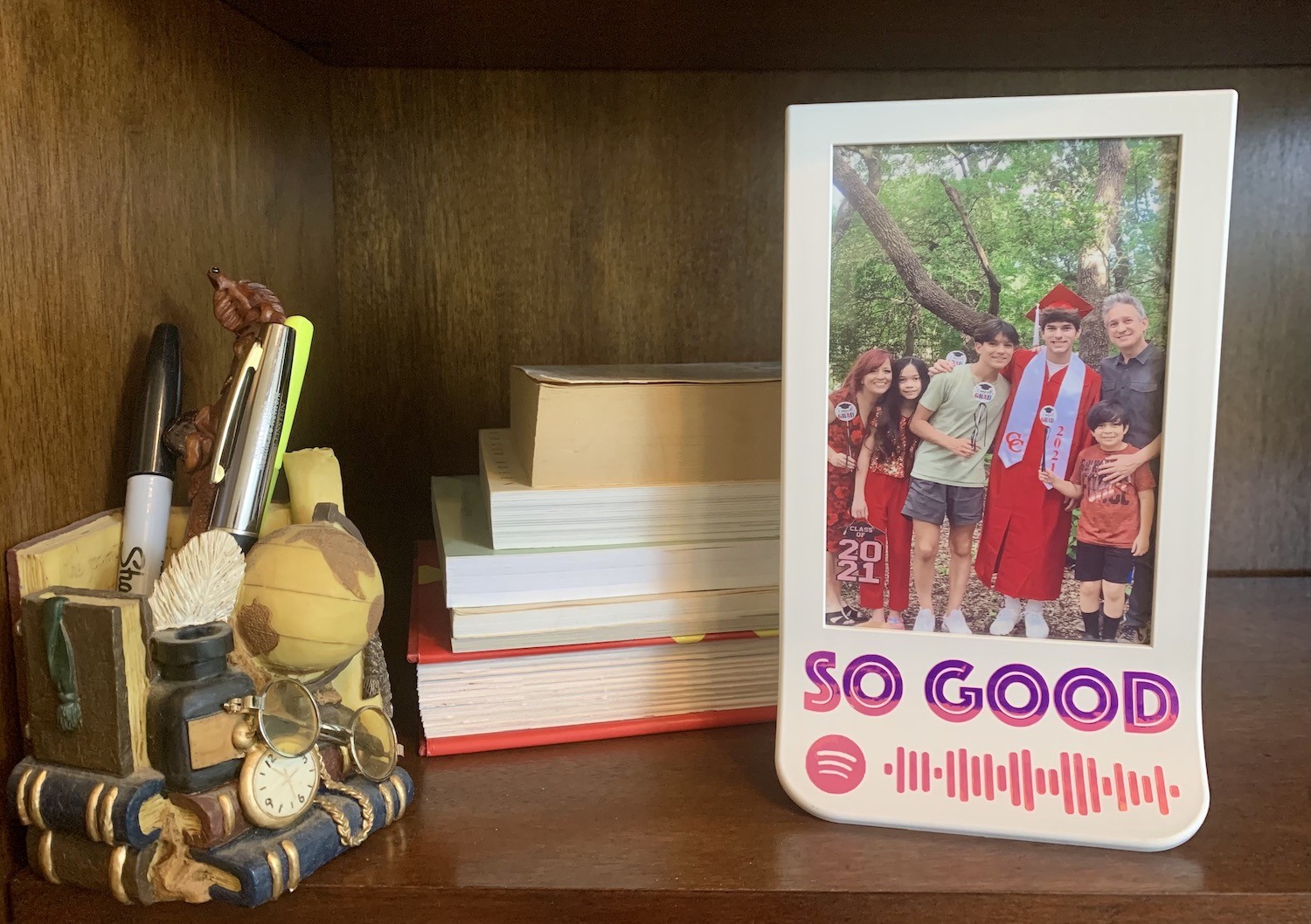 spotify code on frame gift
