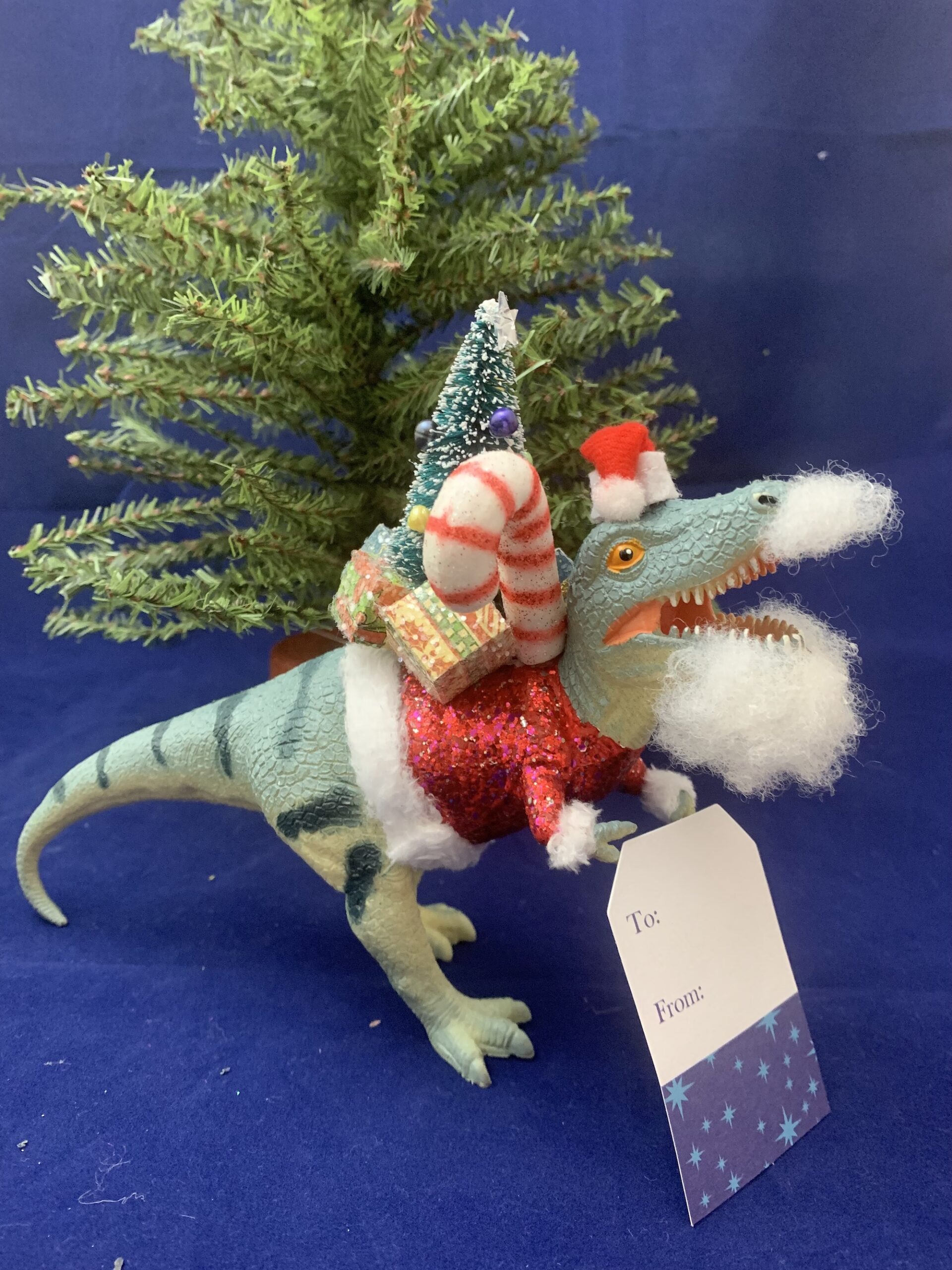 dinosaur santa