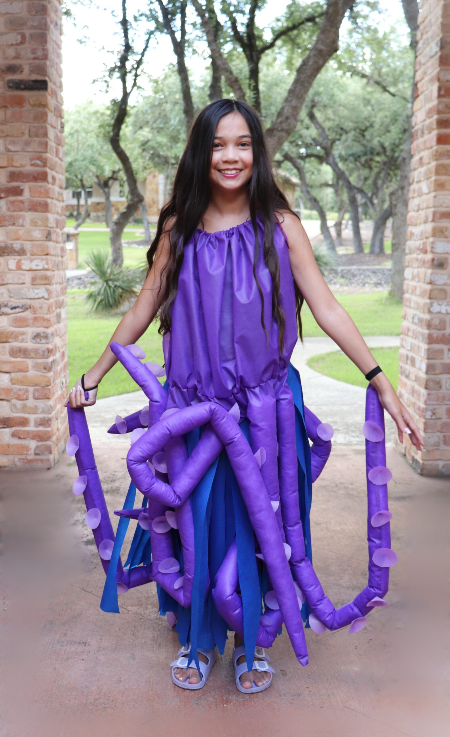 DIY octopus costume for tweens