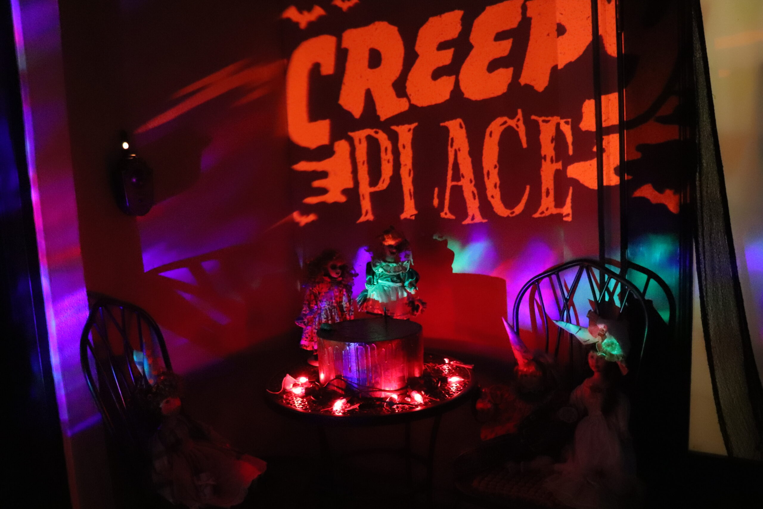 creepy place doll party