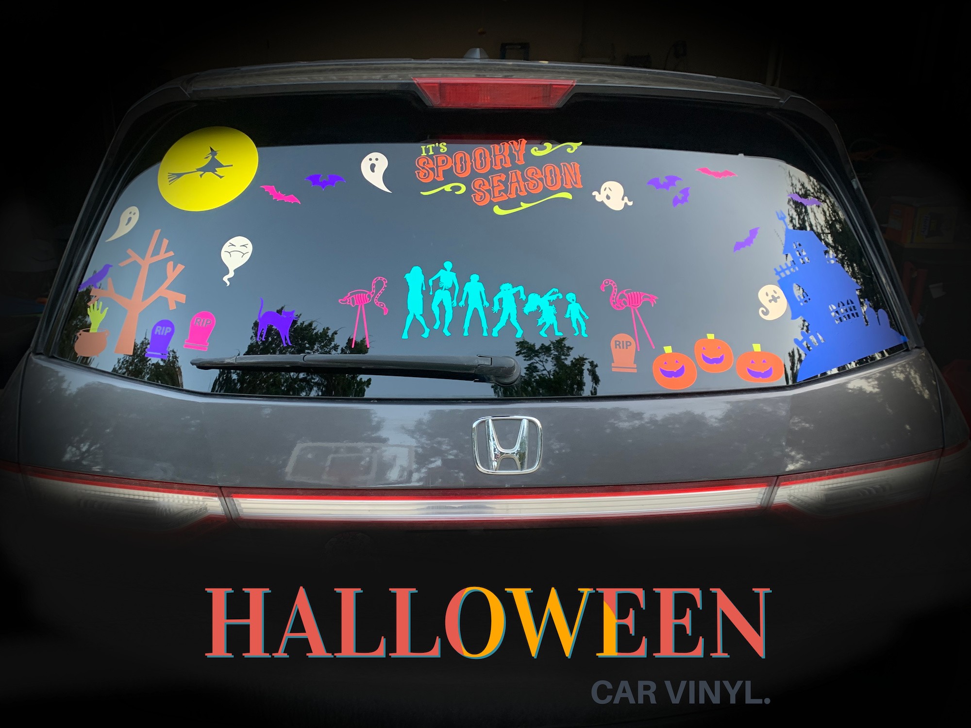 Halloween Car Vinyl: DIY Spooky Decor