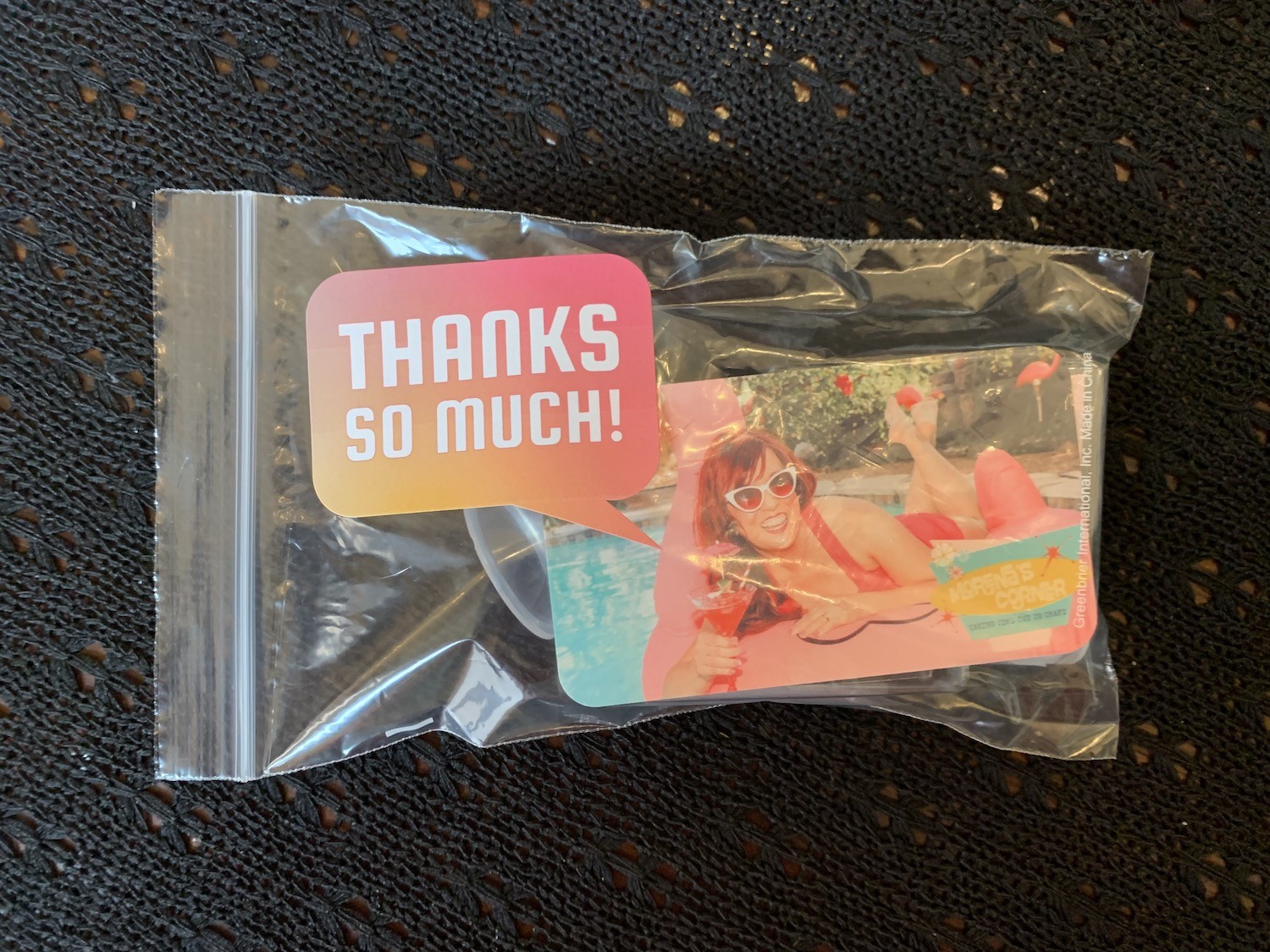 packaging speech bubble