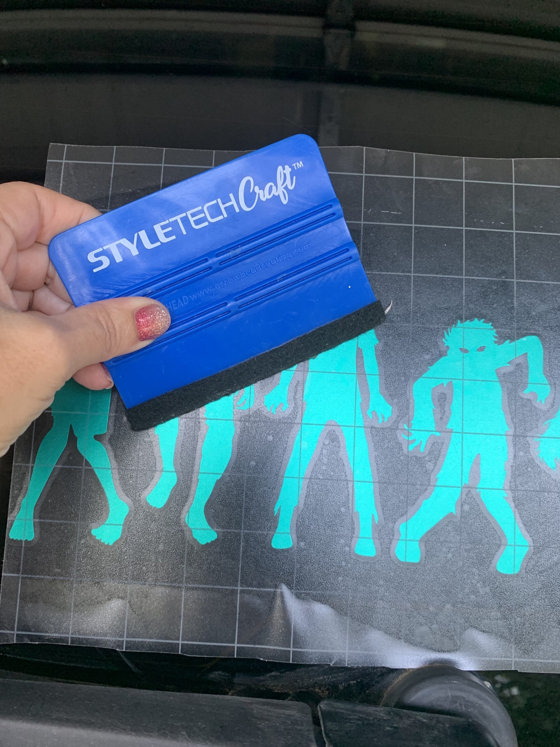transfer vinyl to car