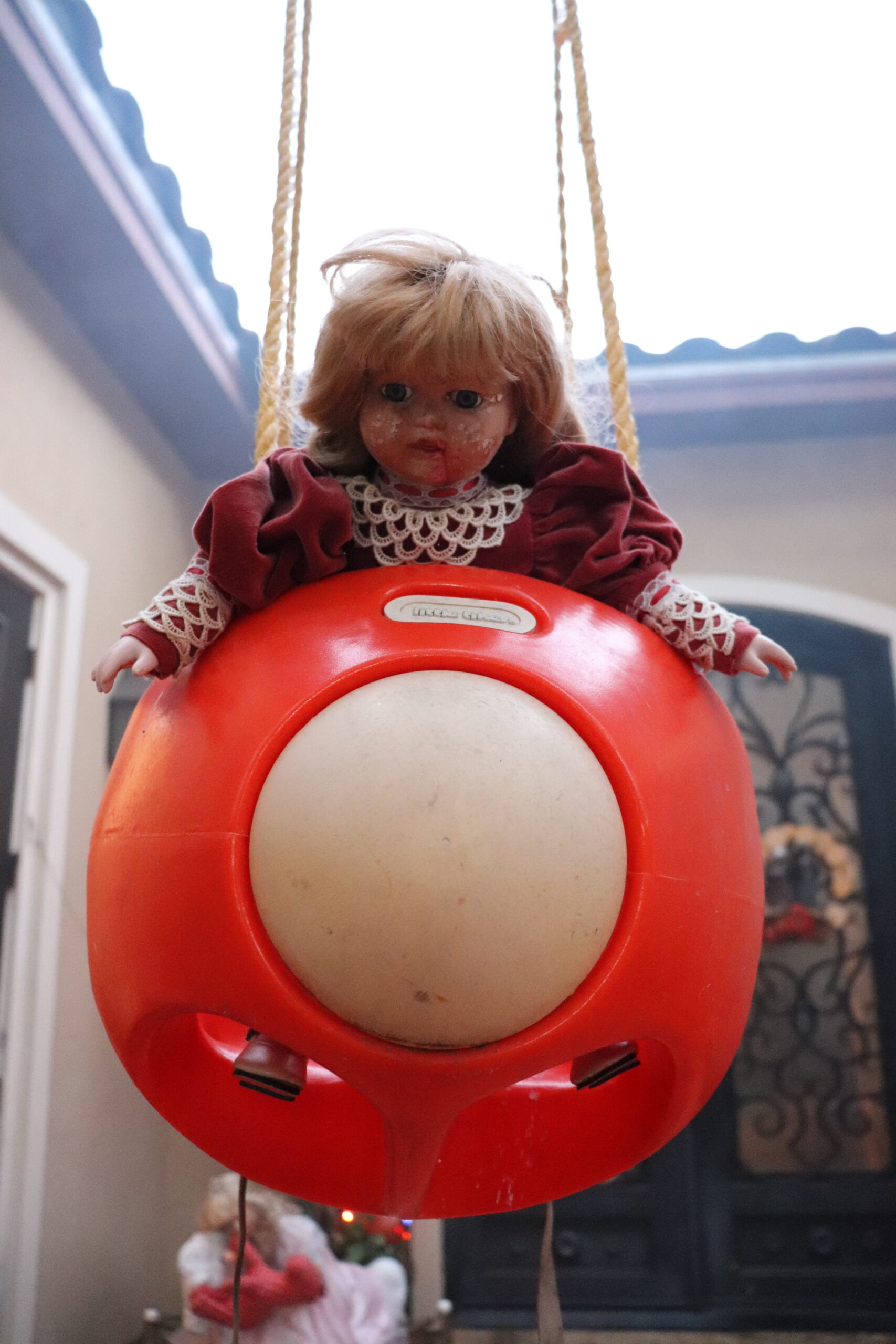 doll in swing
