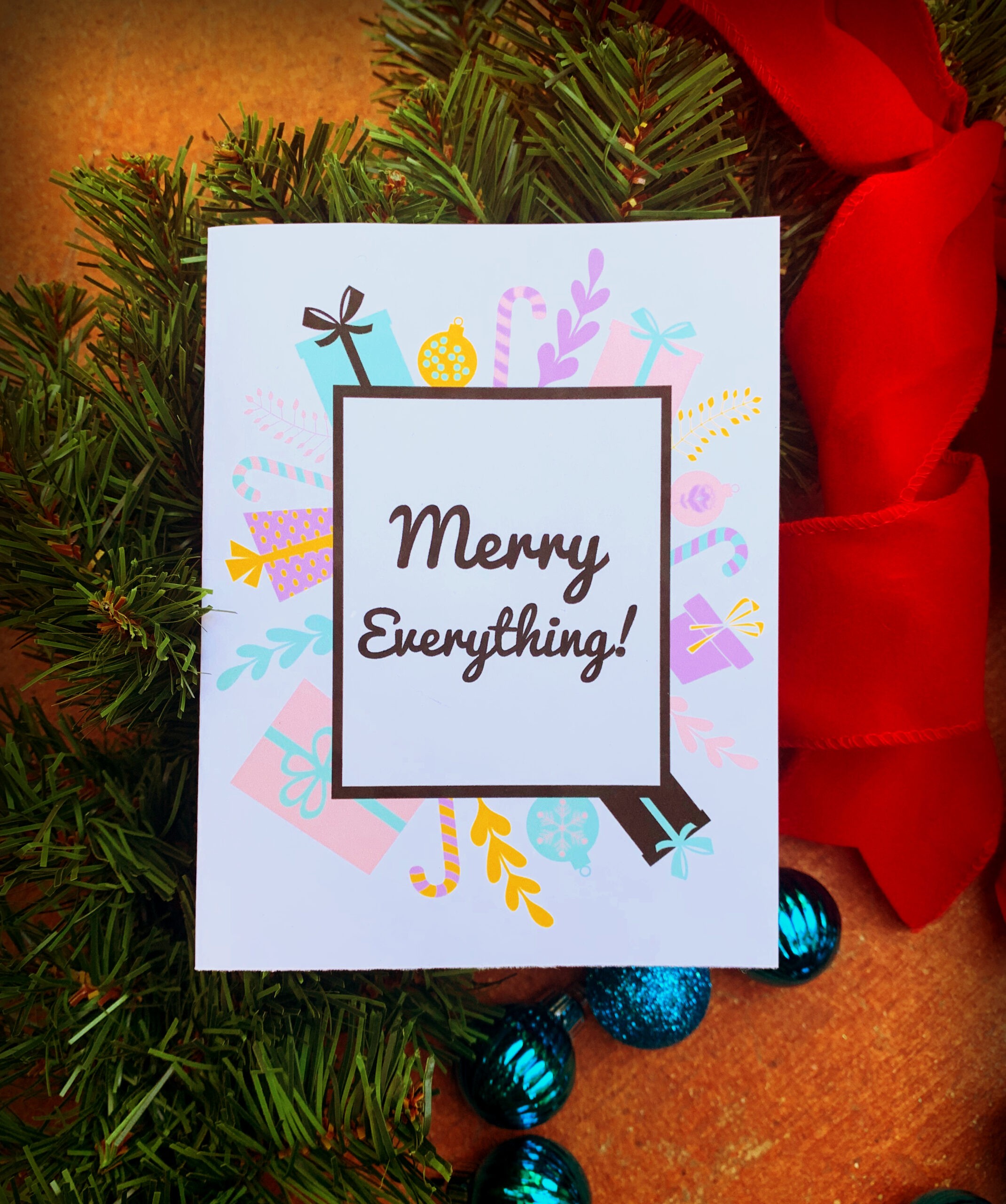 free printable christmas card