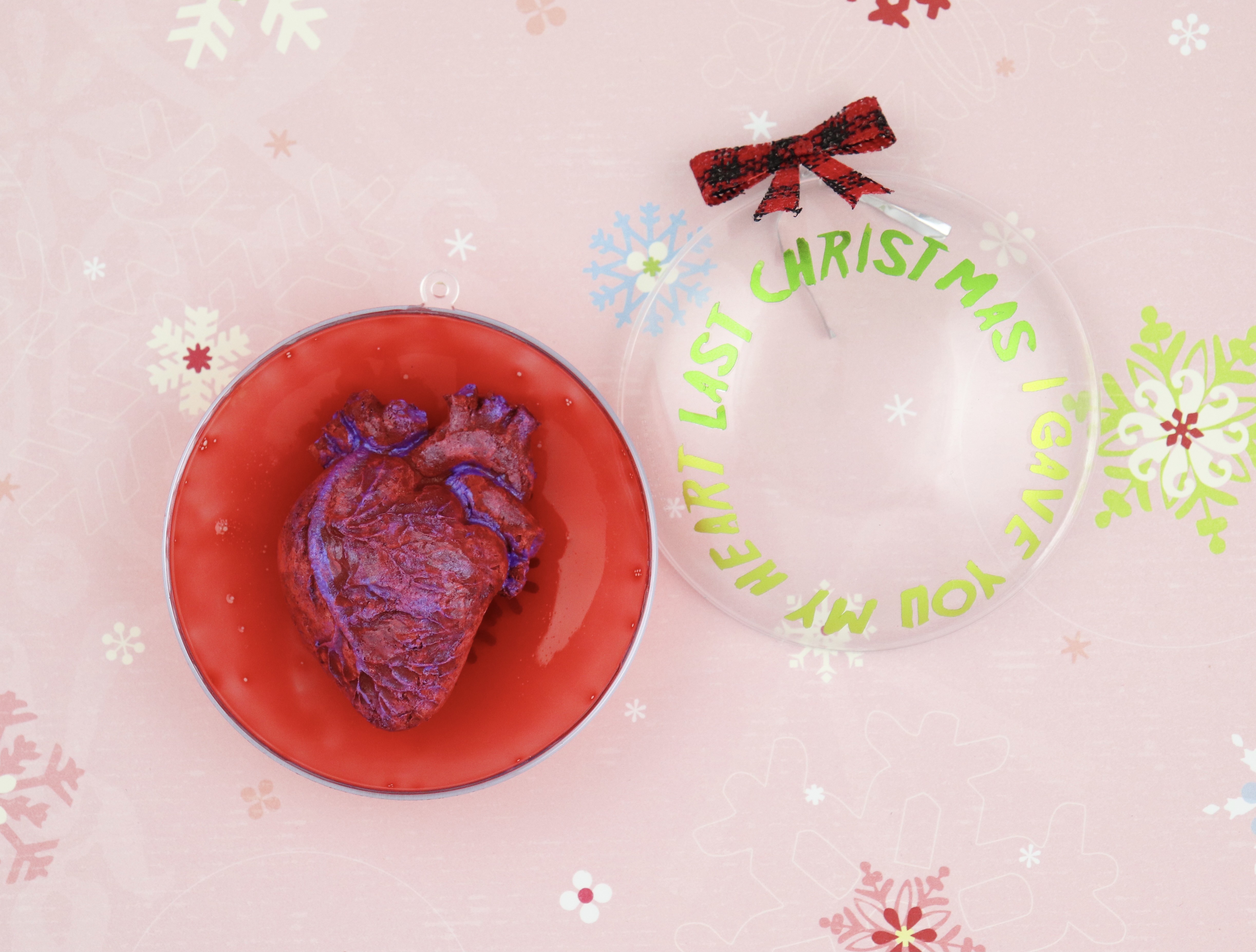 i gave you my heart ornament