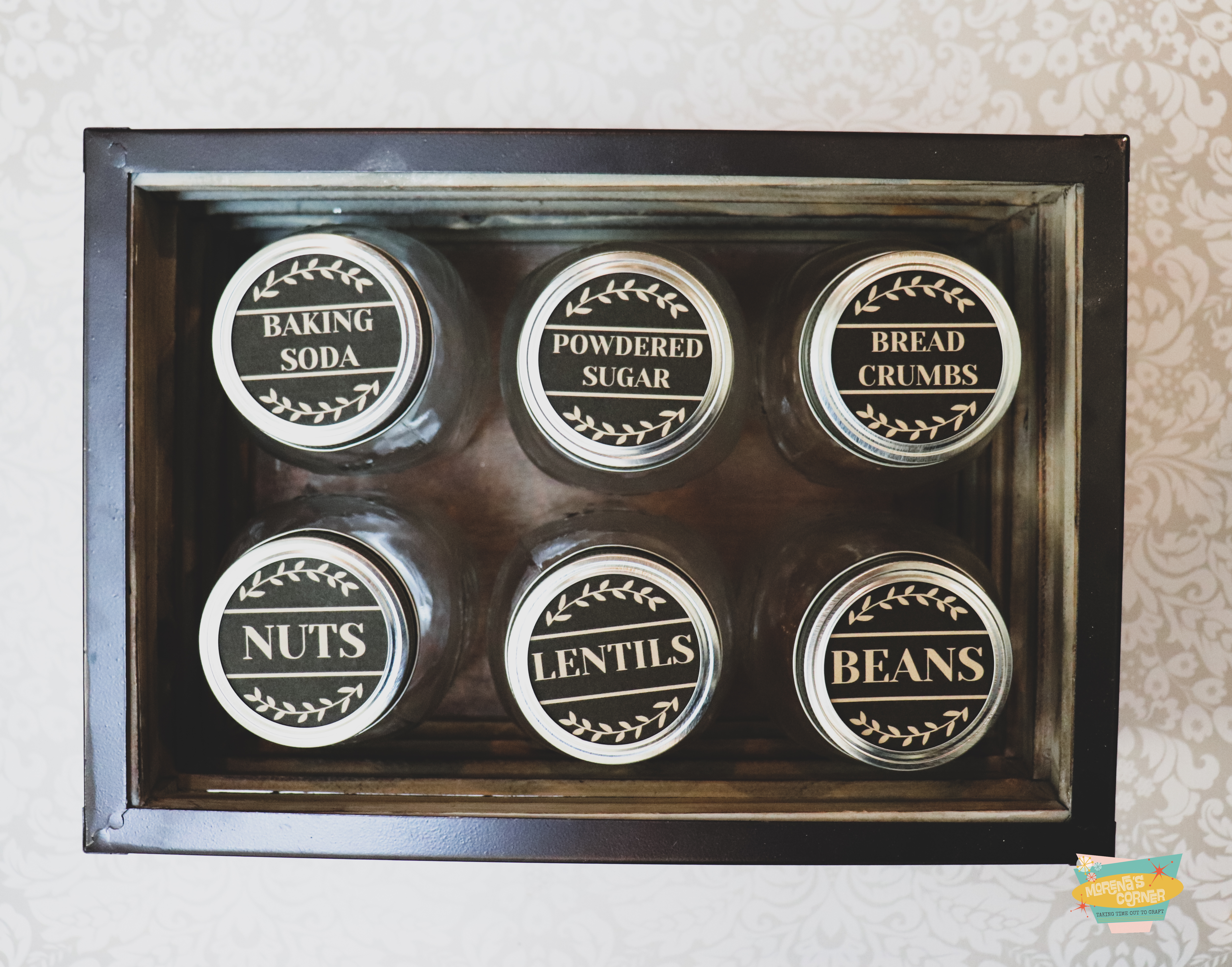 printable pantry labels with jars