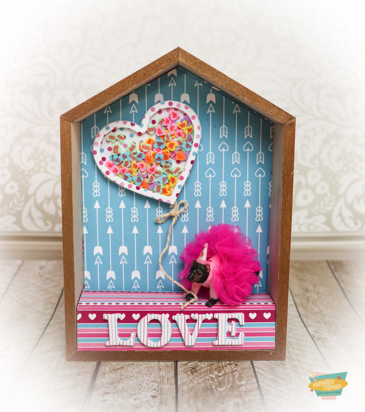 Valentine Shaker Box Gift Tutorial
