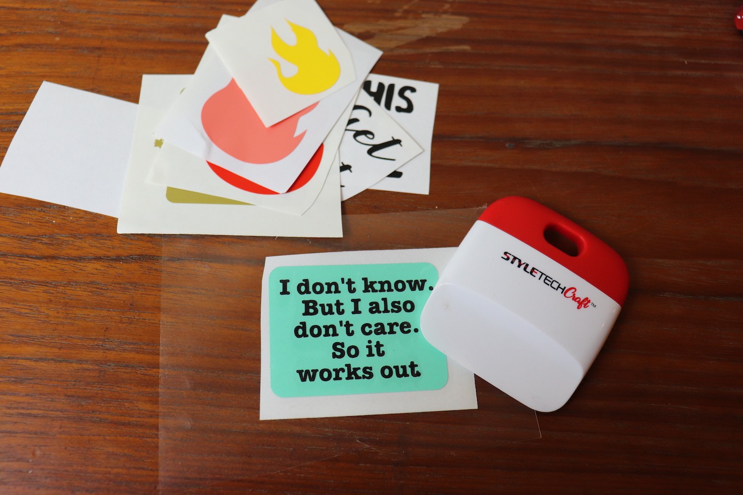 transfer vinyl to candles