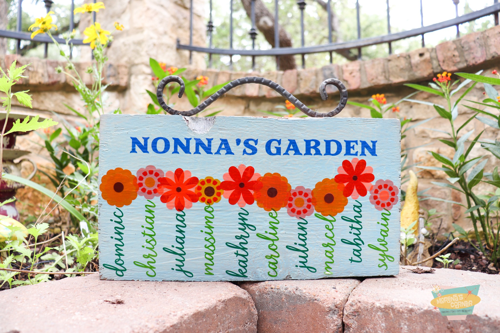Grandma’s Garden DIY Sign with Vinyl