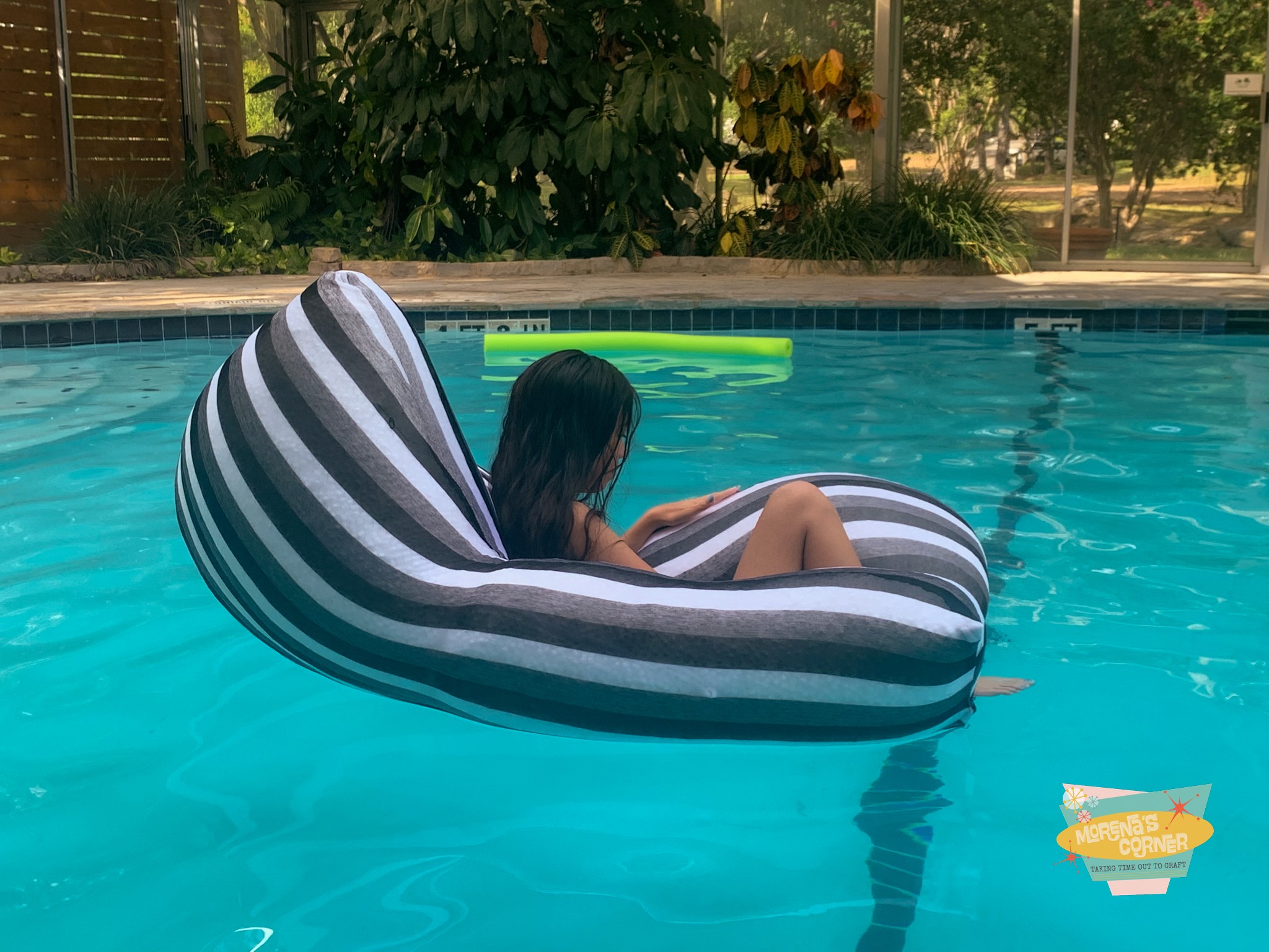 Bean Bag Pool Float DIY
