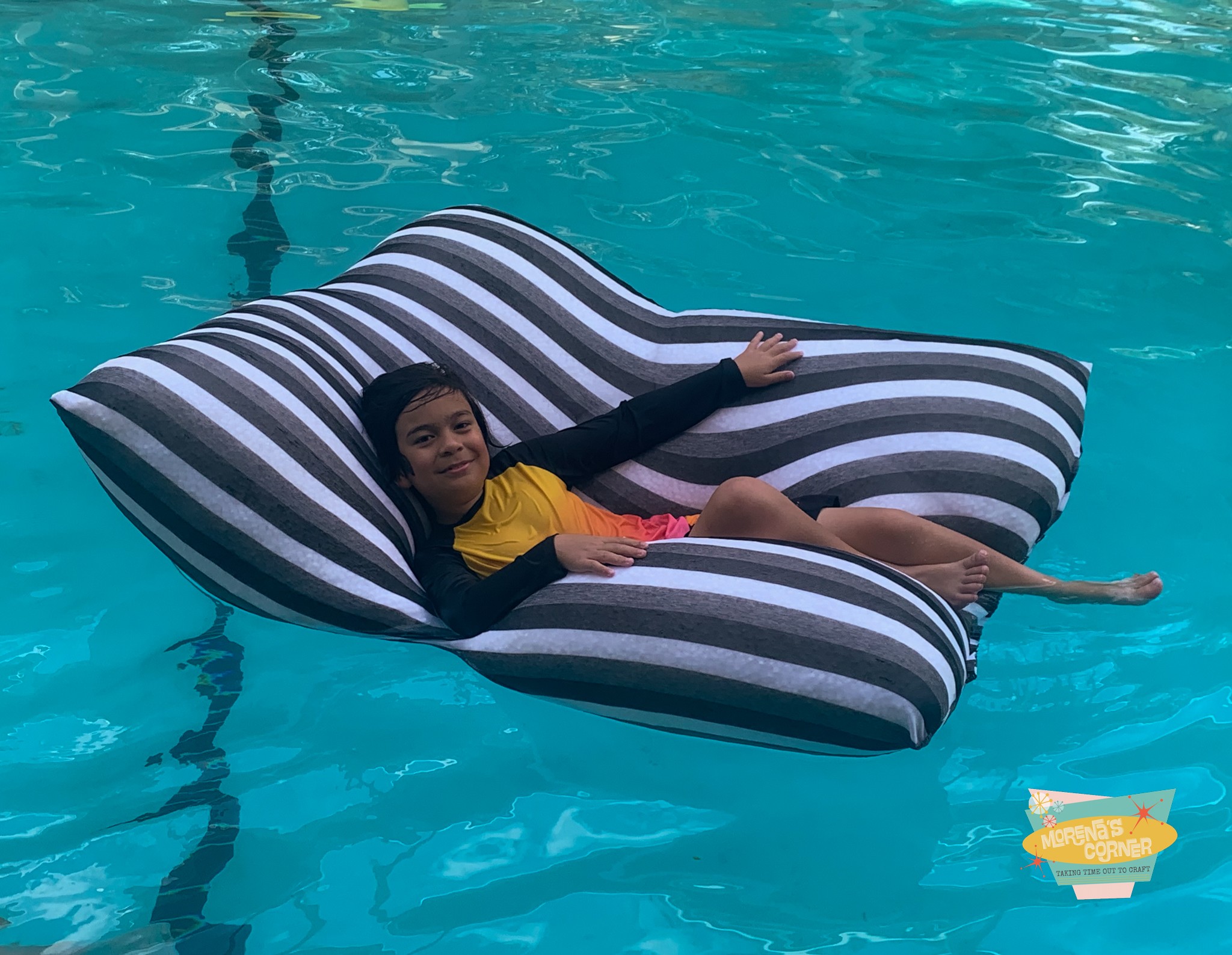 how to make a Bean Bag Pool Float