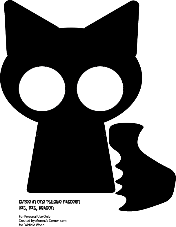 big eye plushie pattern