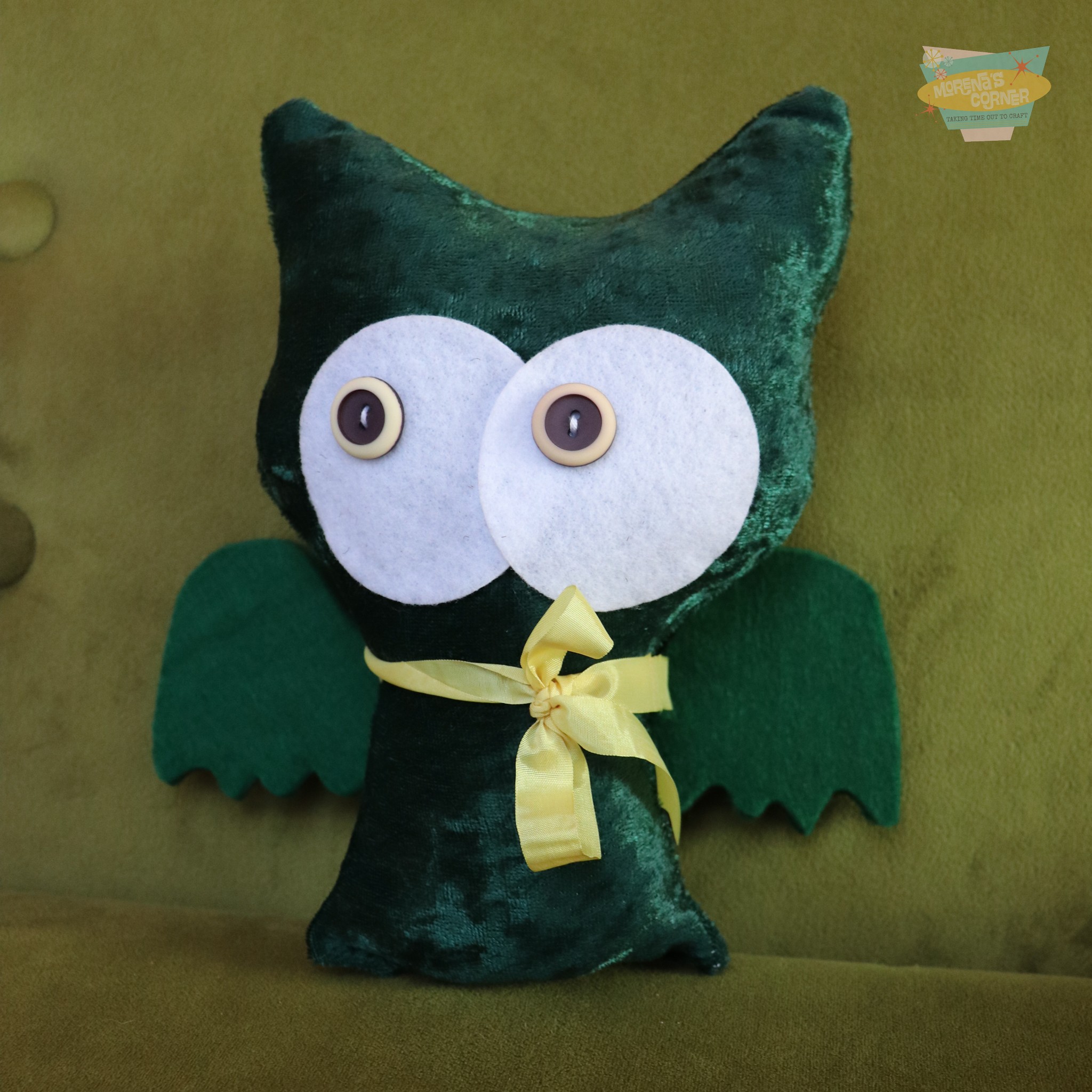 dragon big eye plush tutorial