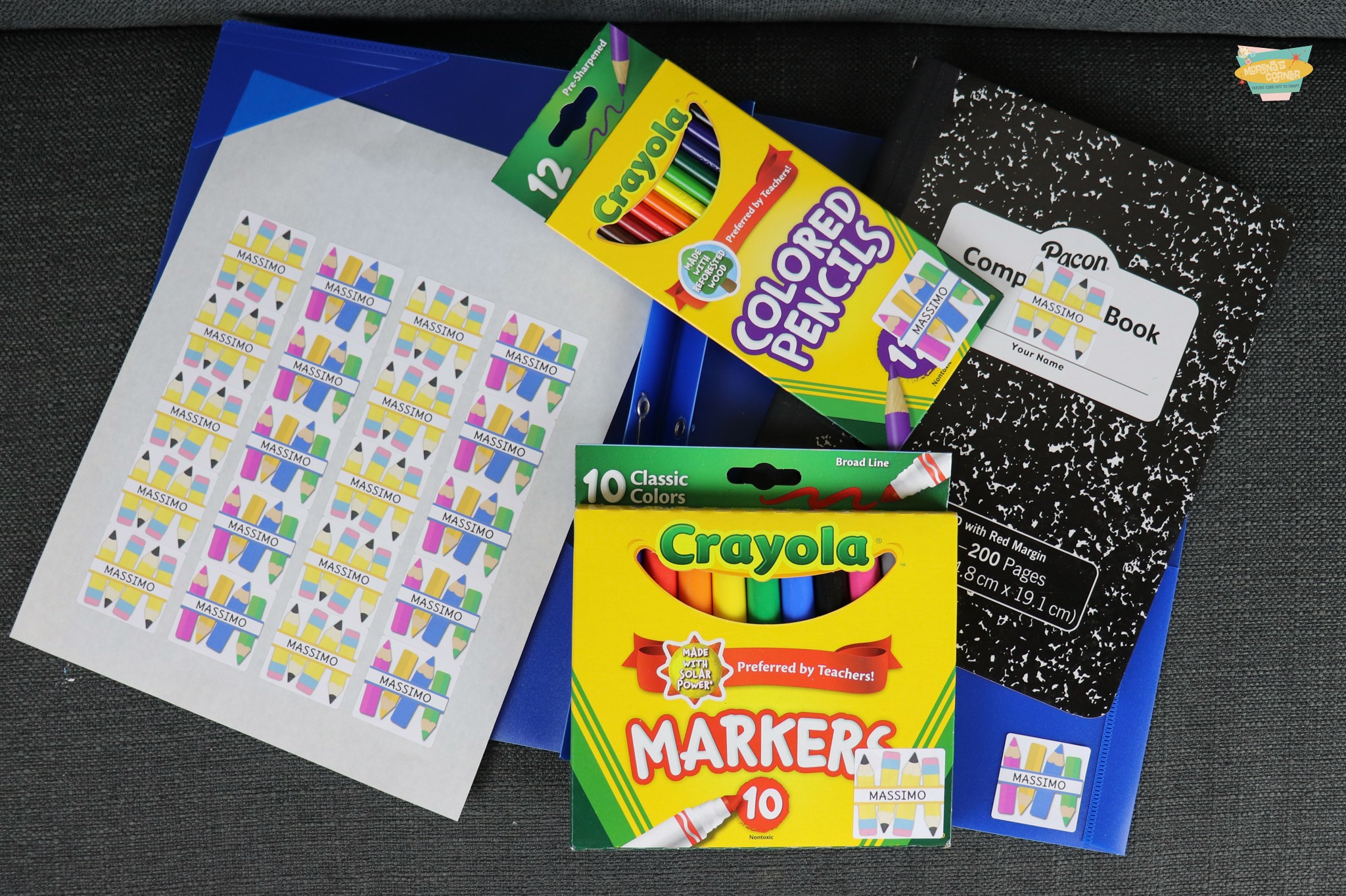 custom school labels