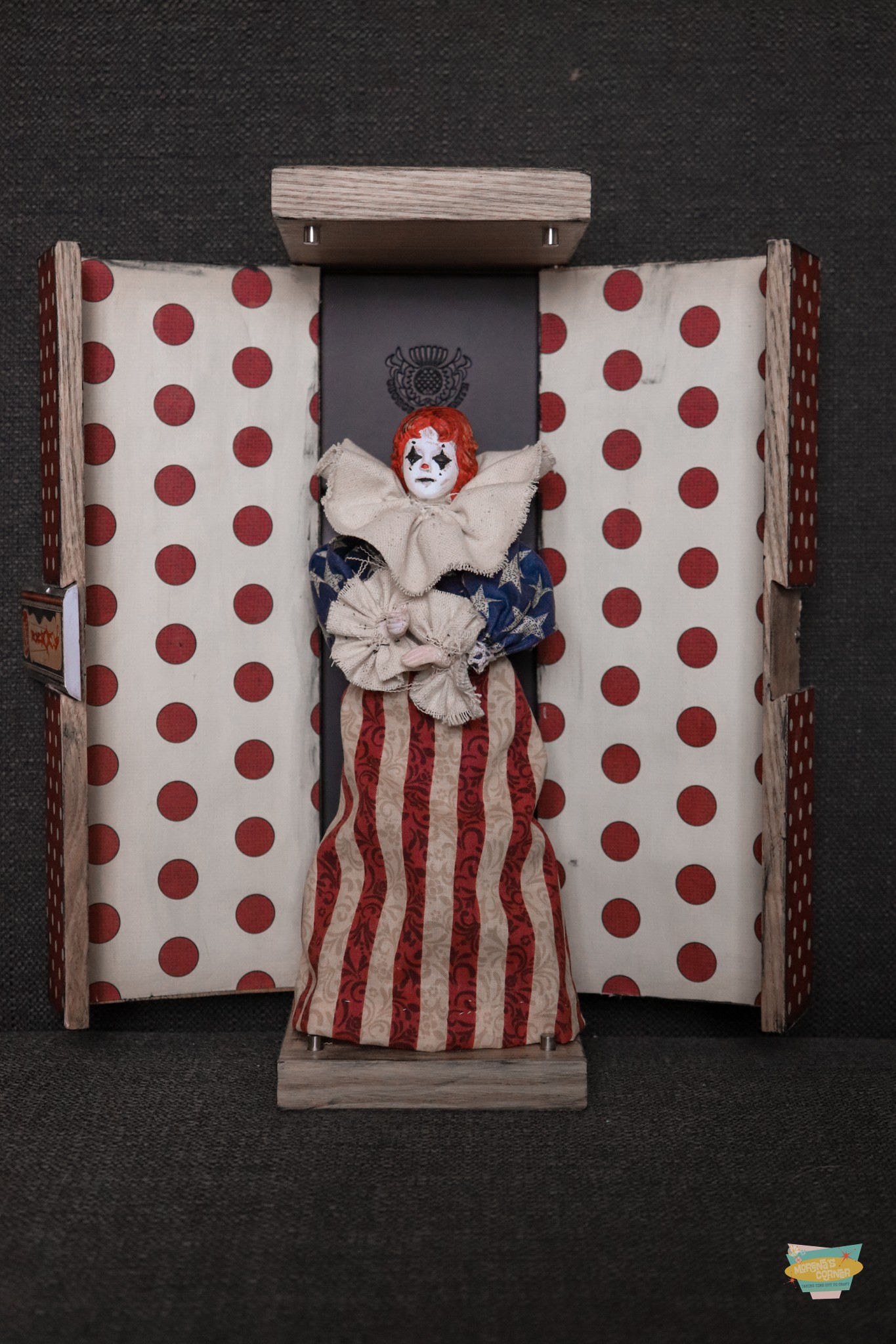 creepy clown box