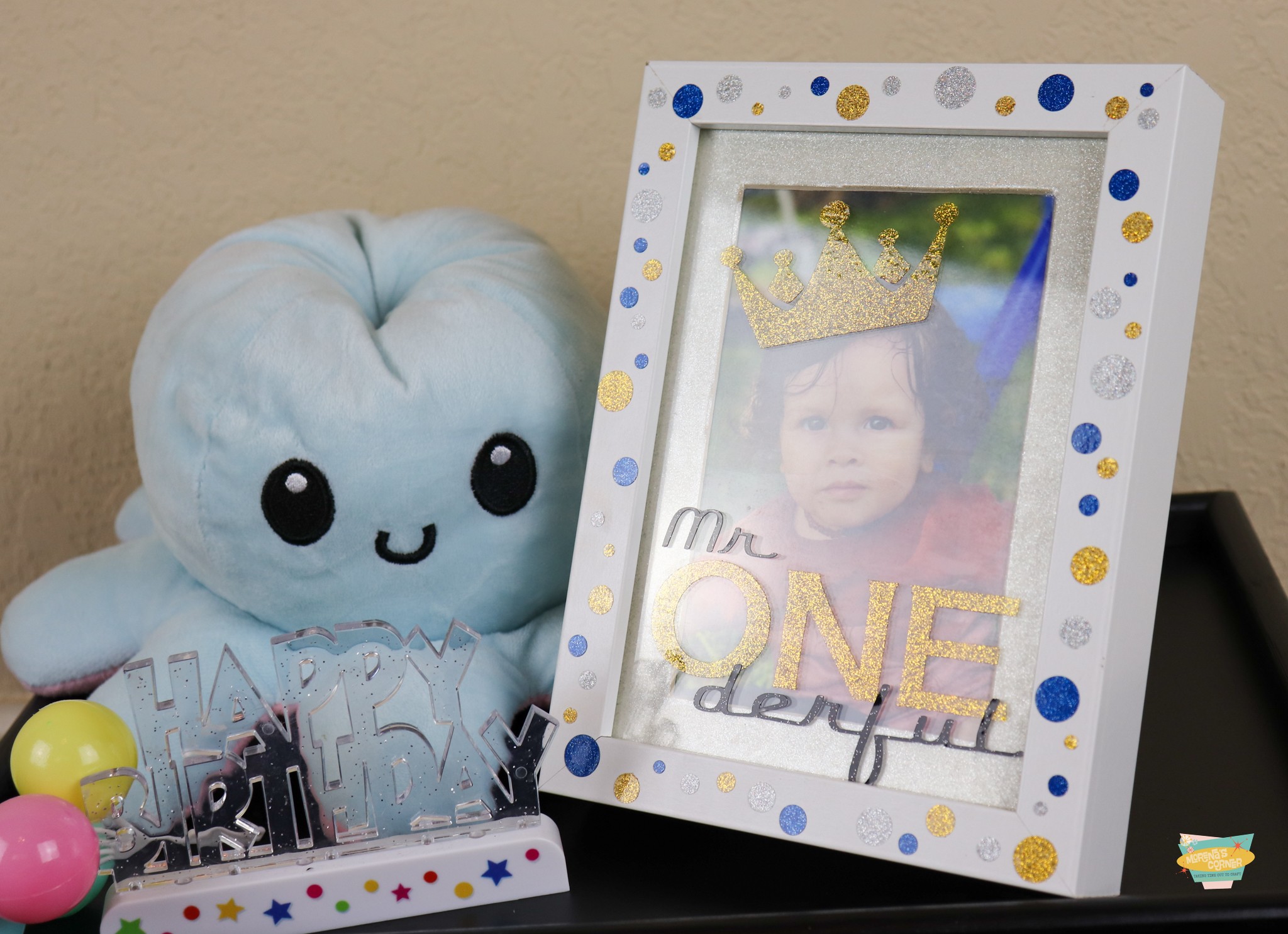 first birthday frame DIY Mr Onederful