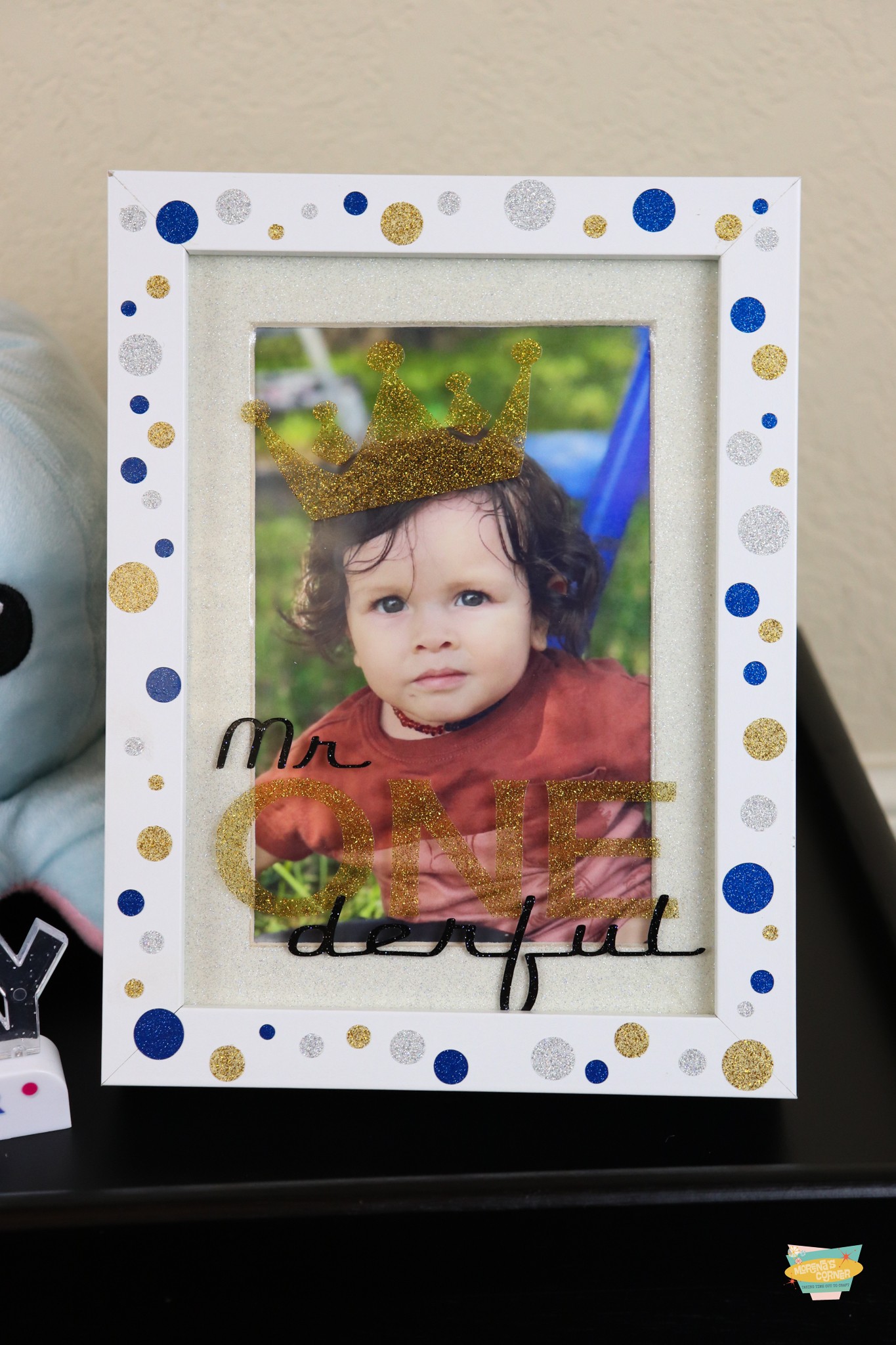 first birthday frame DIY