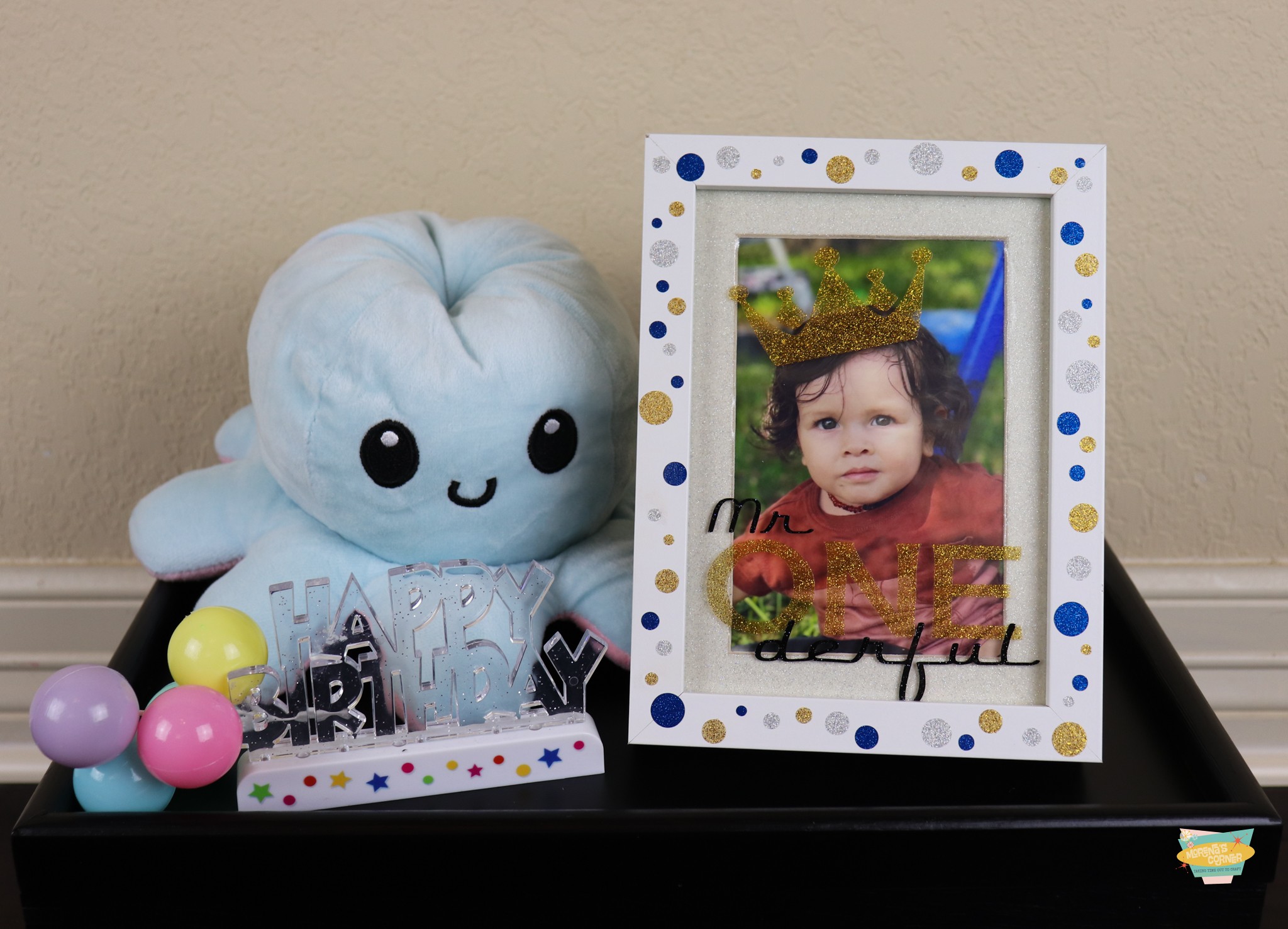 Onederful birthday frame