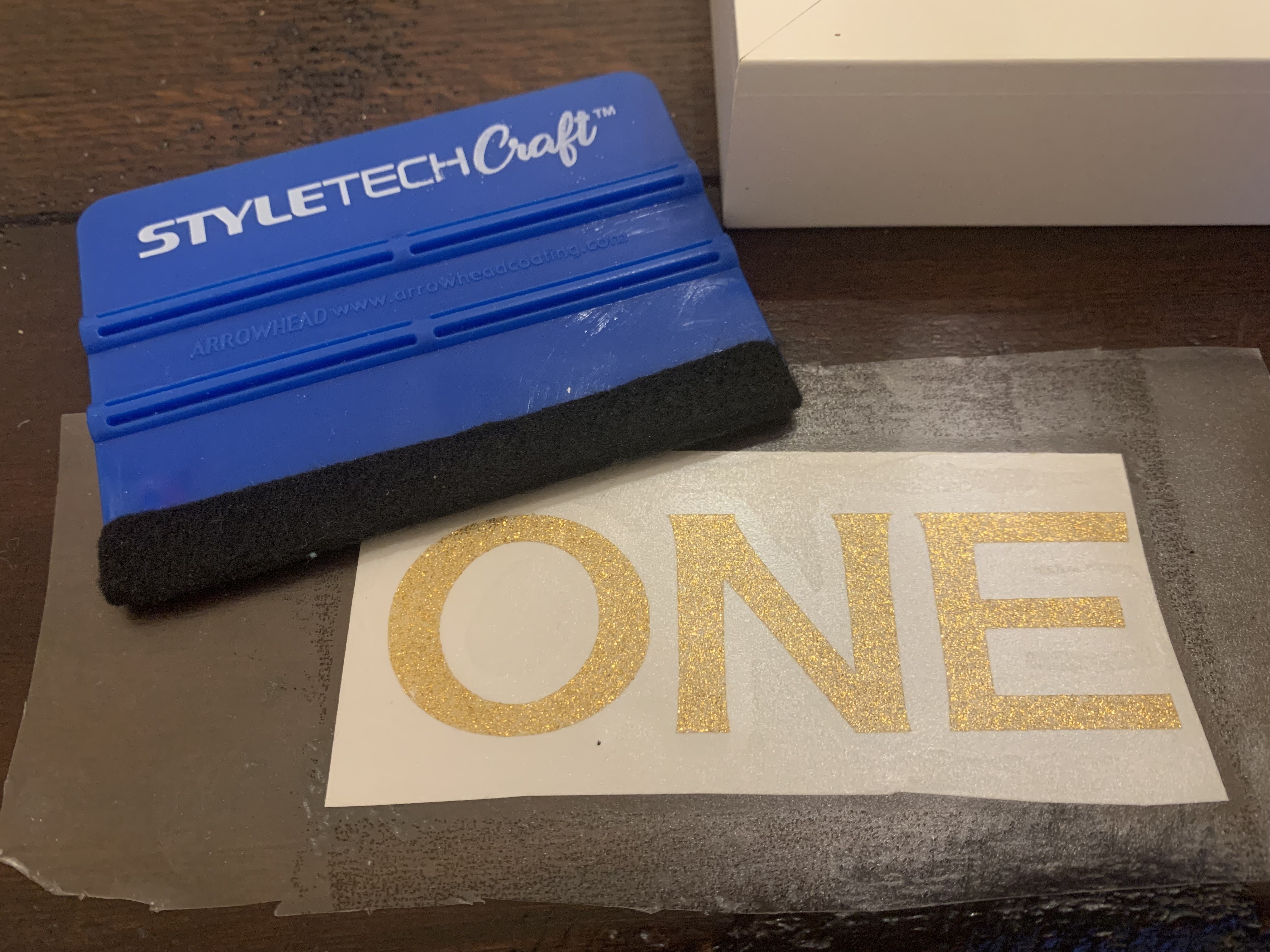 transfer glitter vinyl