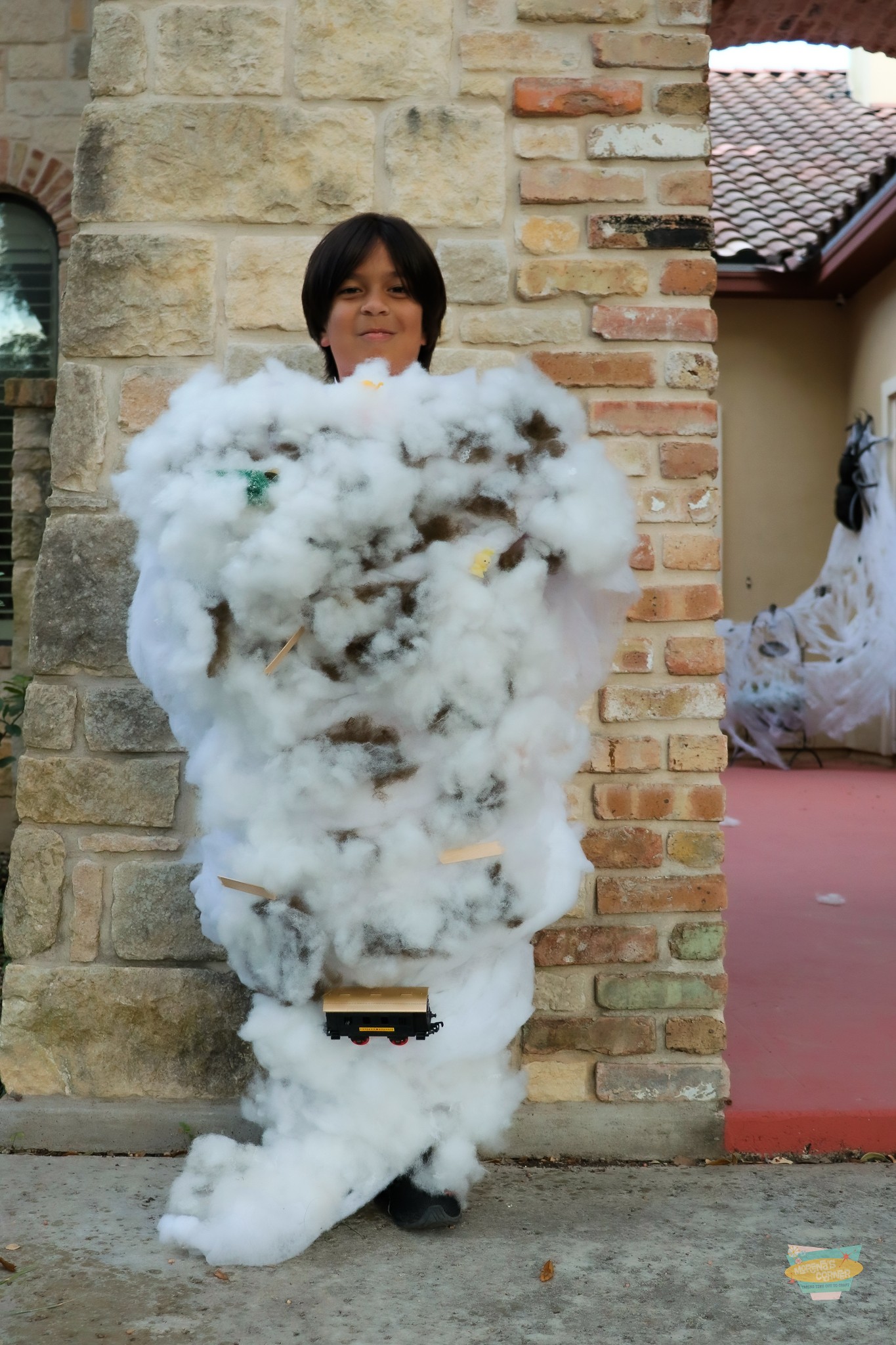 DIY Tornado Costume for Halloween
