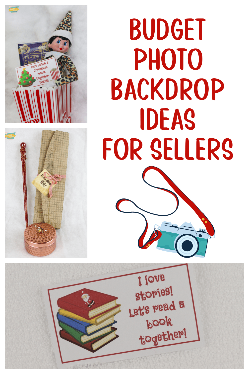 These DIY product photo backdrop ideas for sellers will help you showcase your holiday items.
