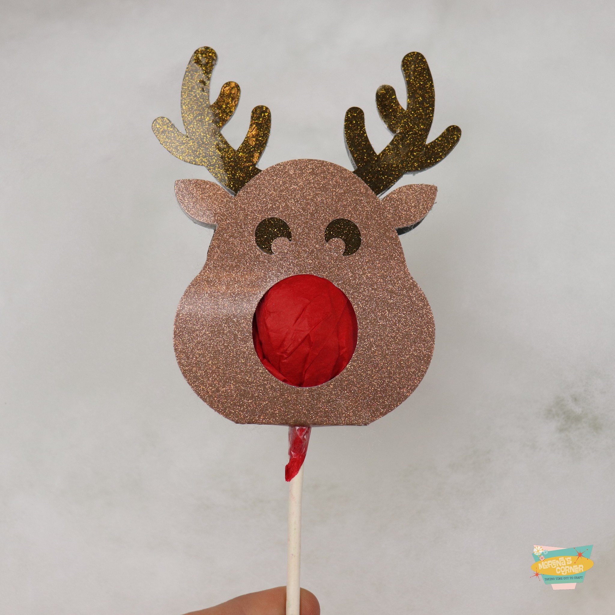 reindeer lollipop