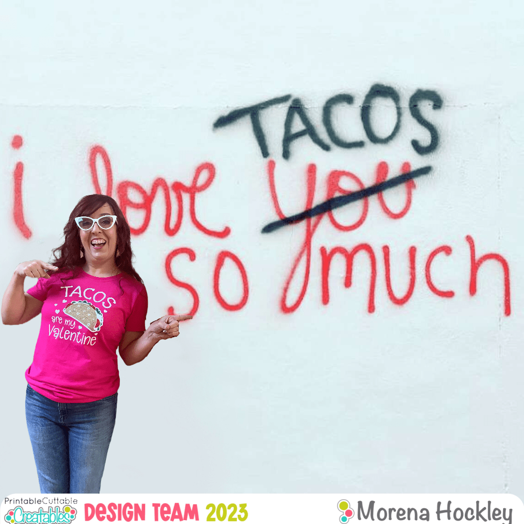 taco valentine shirt DIY