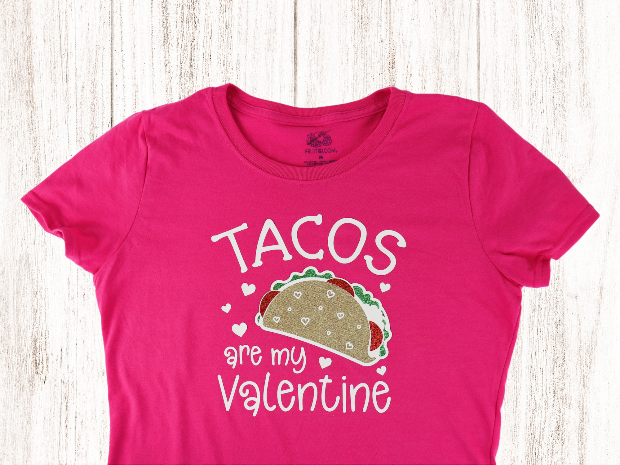 Taco Valentine Shirt DIY