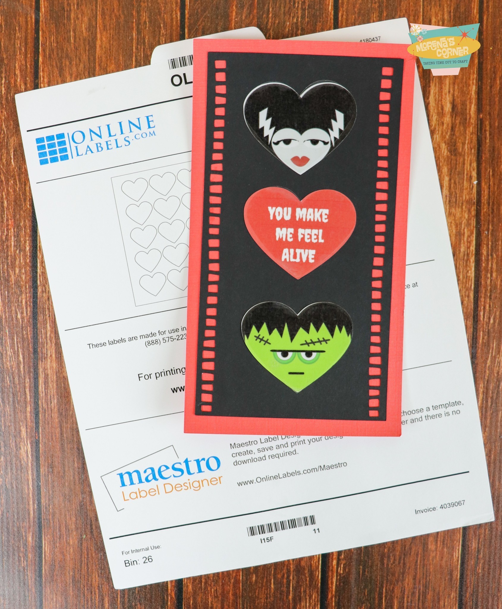 Monster Valentine Free Printable